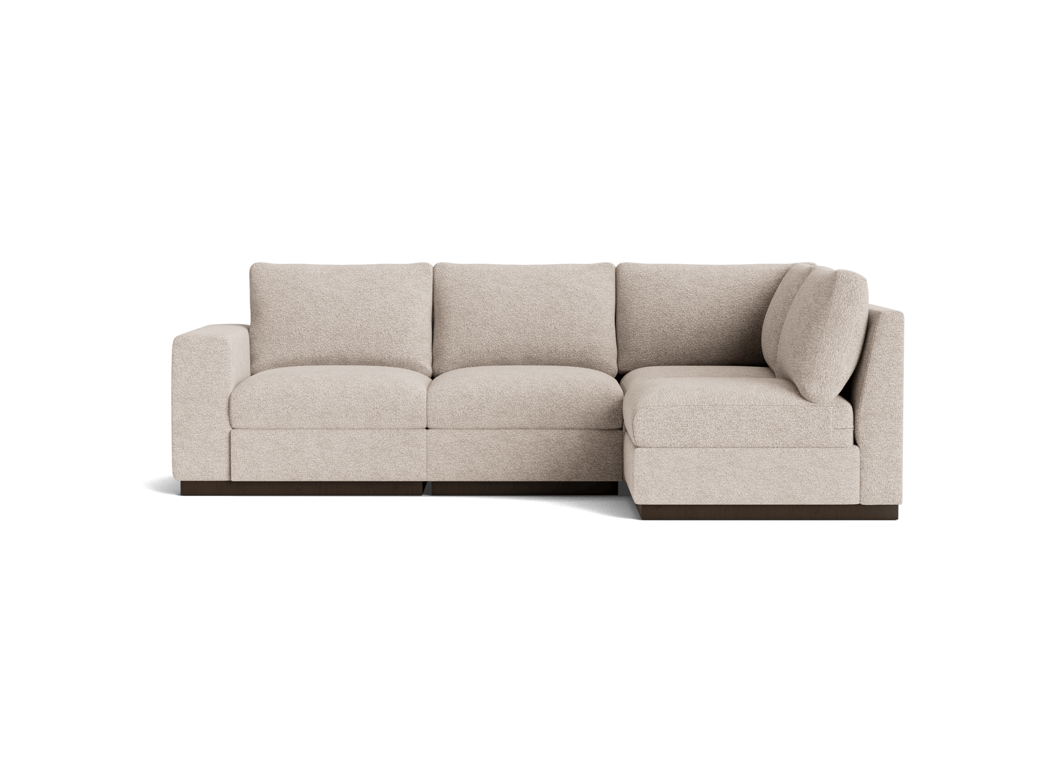 holt petite modular sectional borough cotton