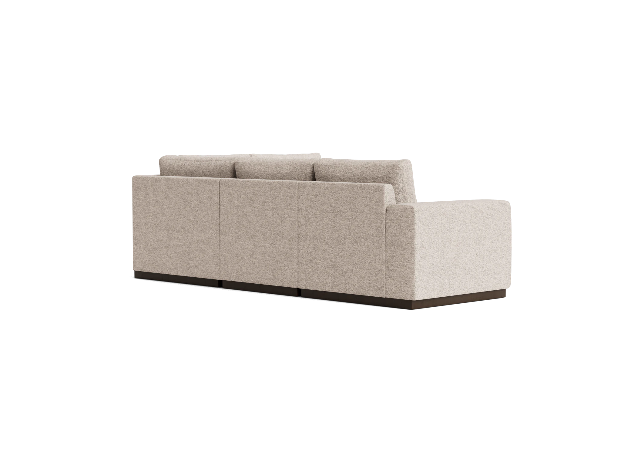 holt petite modular sectional borough cotton