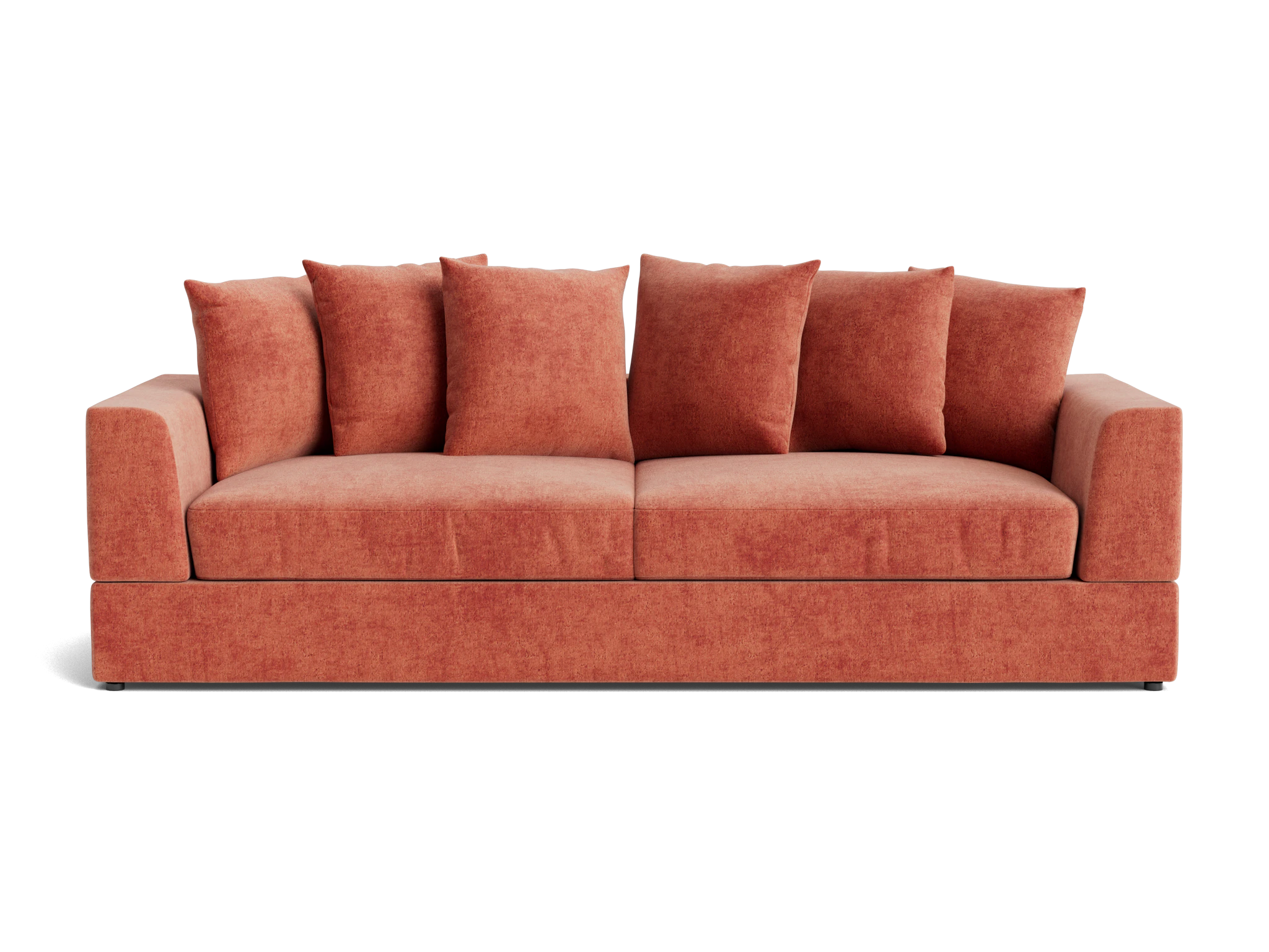 bartel sofa plush terra rose