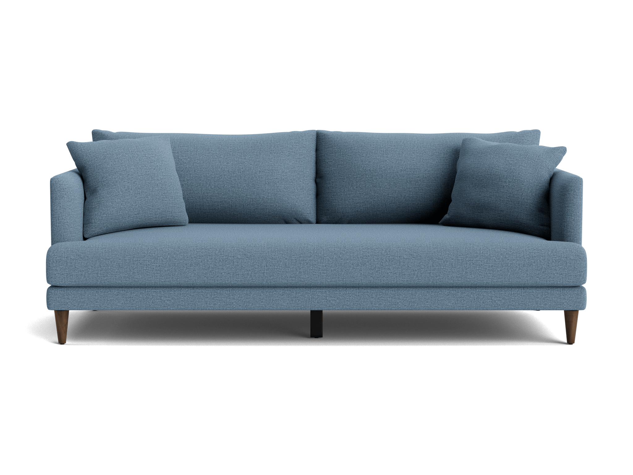 lewis slipcovered sofa milo french blue