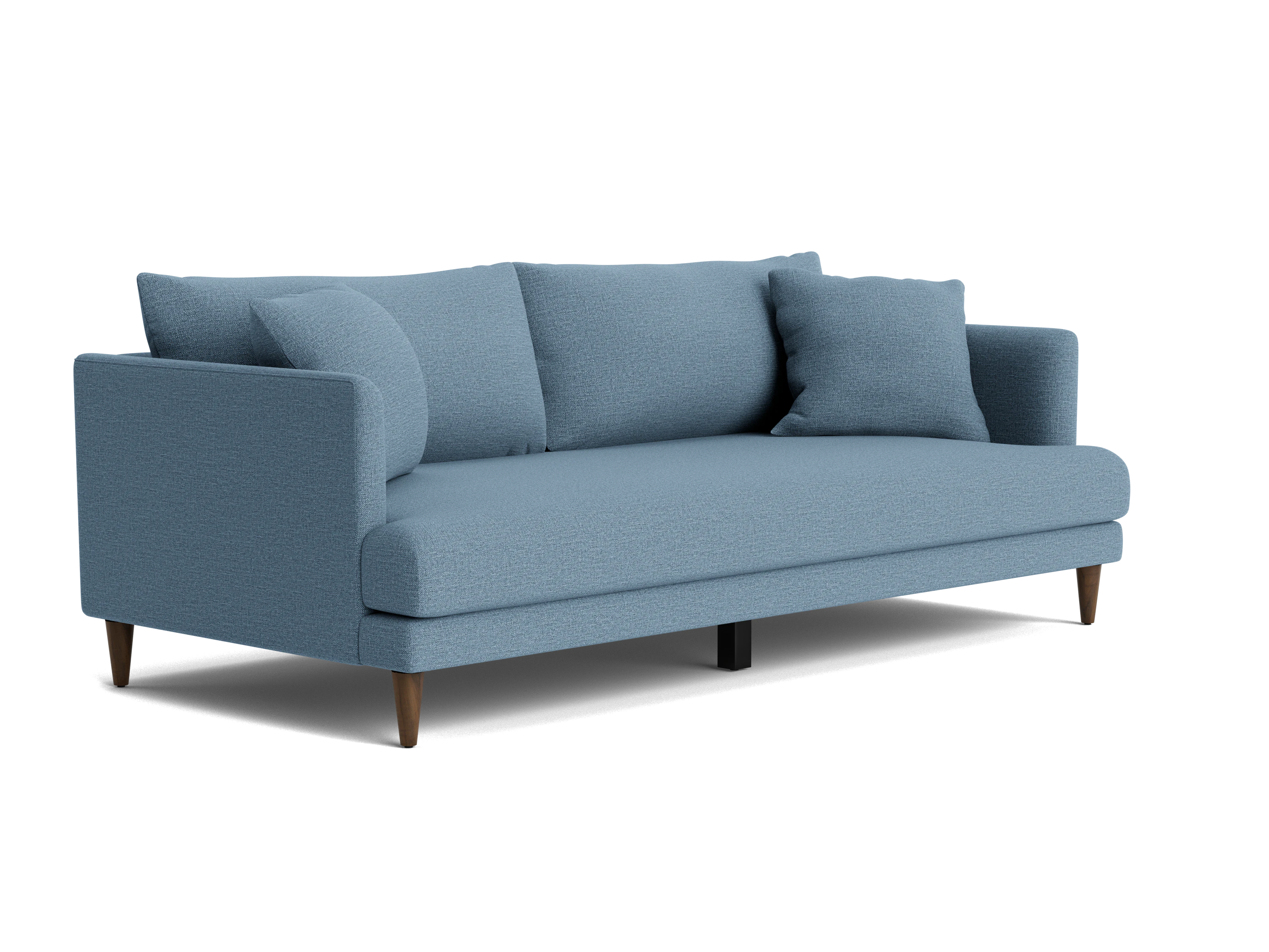 lewis slipcovered sofa milo french blue