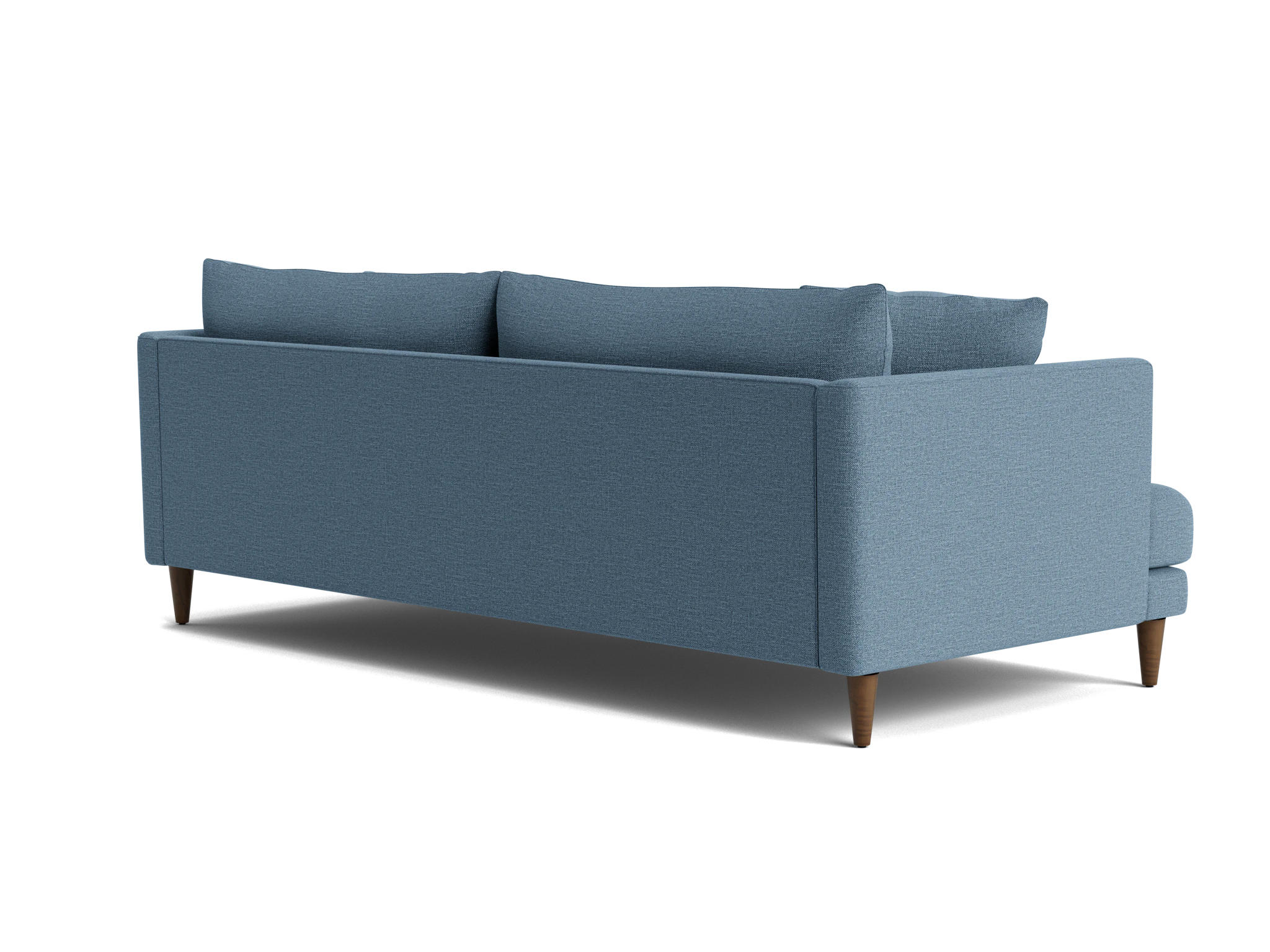 lewis slipcovered sofa milo french blue