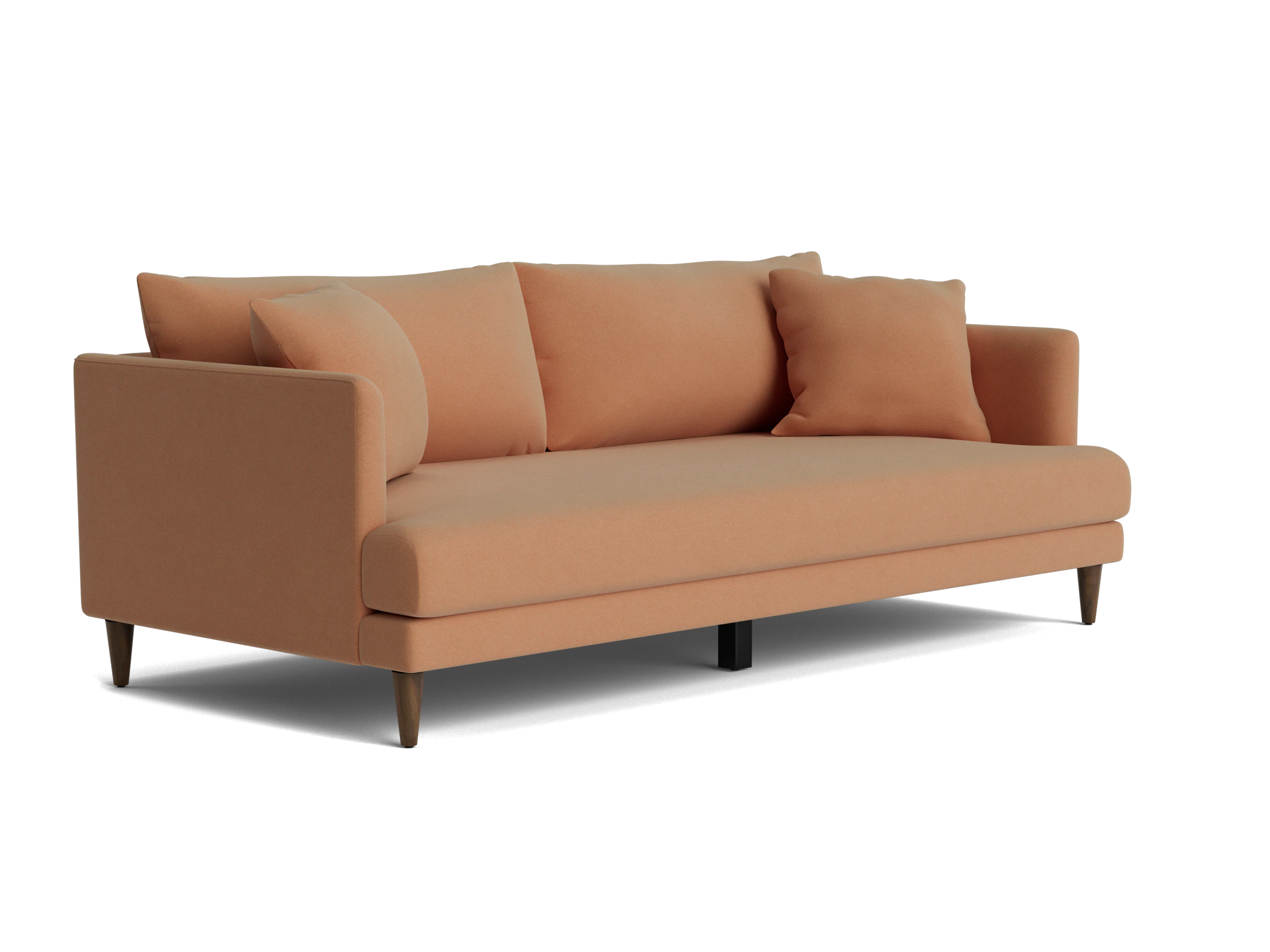 lewis slipcovered sofa royale pantone mocha mousse