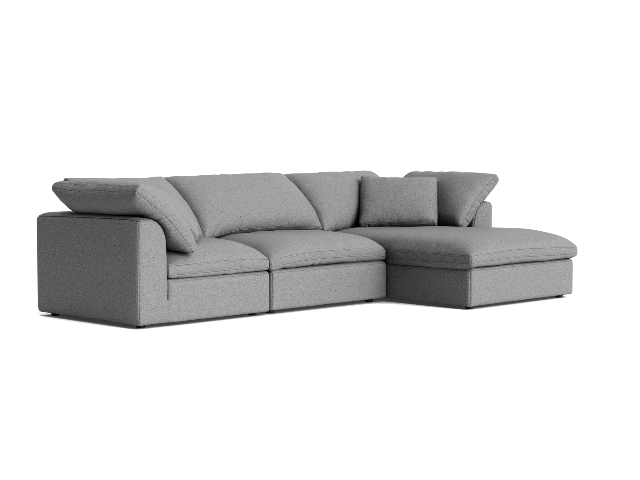 bryant modular double chaise sectional essence ash