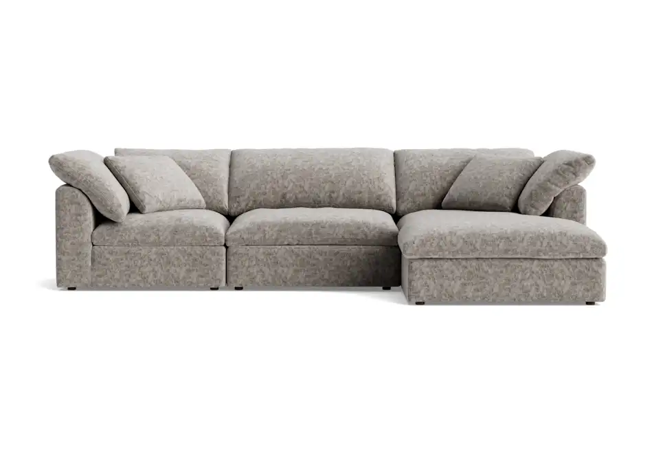 bryant modular double chaise sectional prime stone