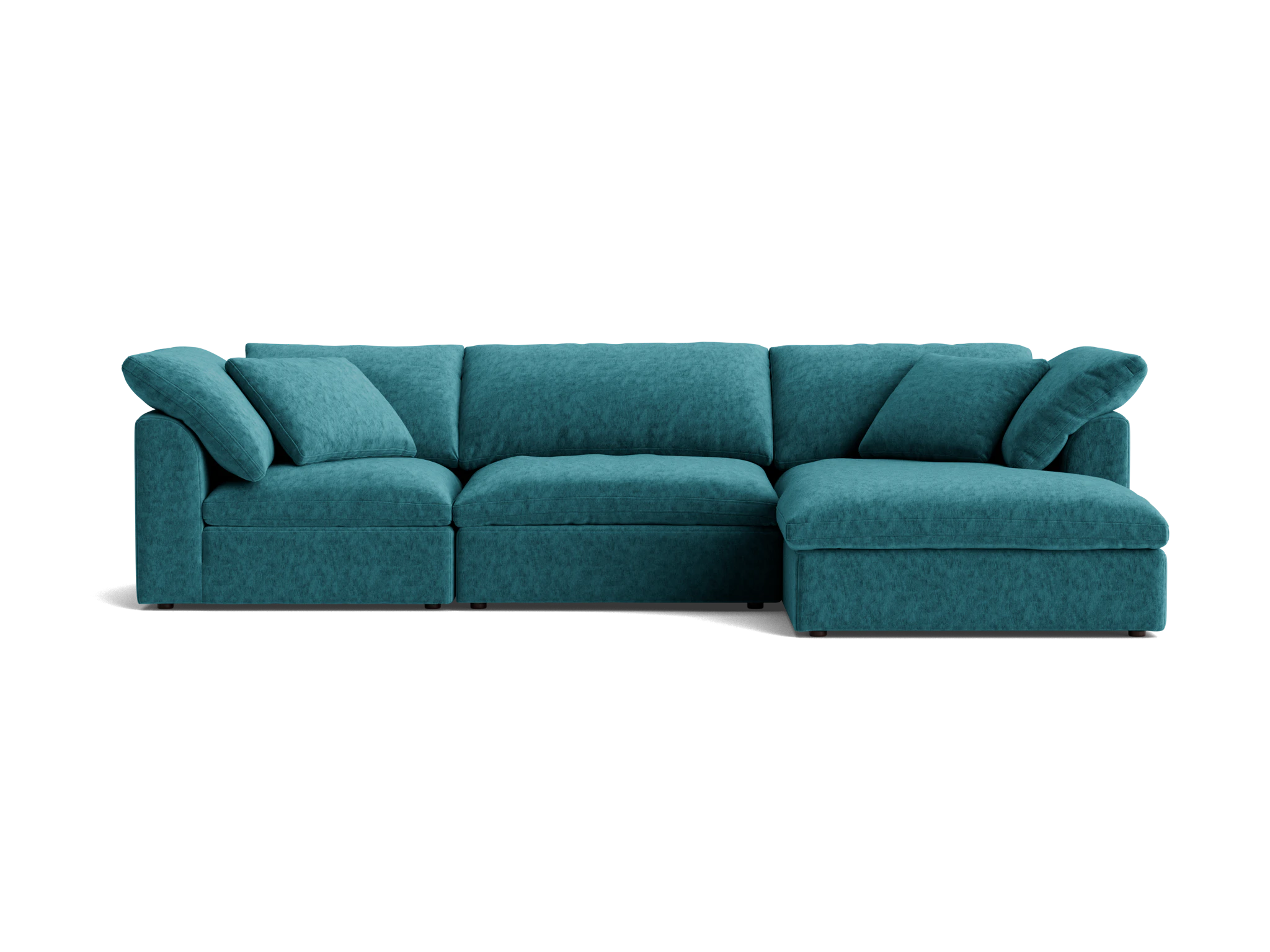 bryant modular double chaise sectional prime peacock