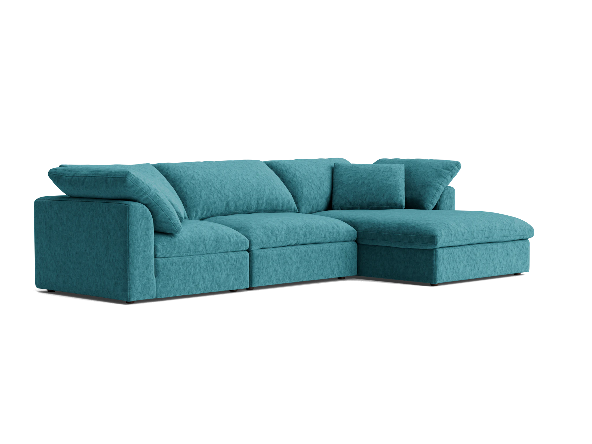 bryant modular double chaise sectional prime peacock