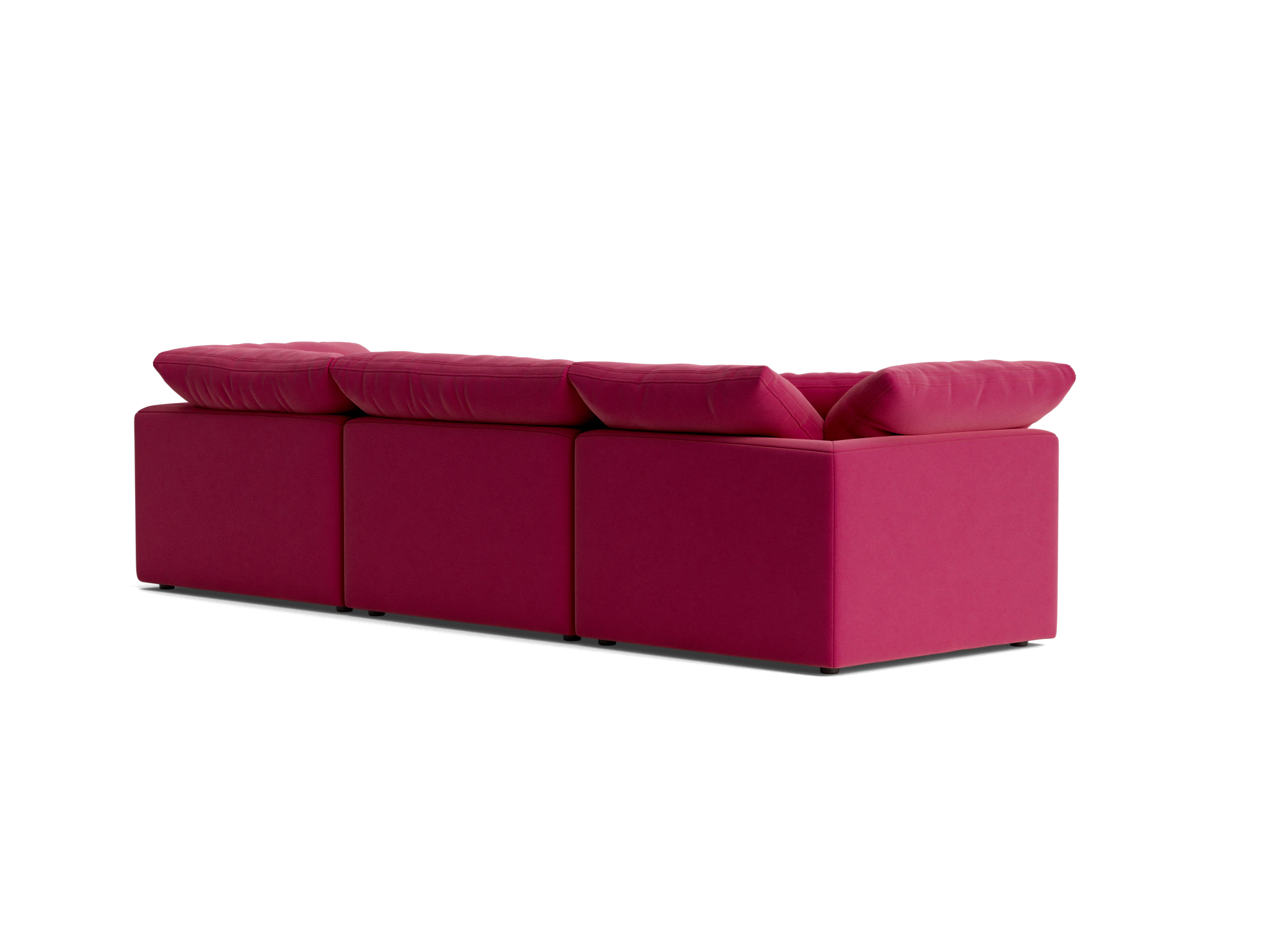 bryant modular double chaise sectional royale berry