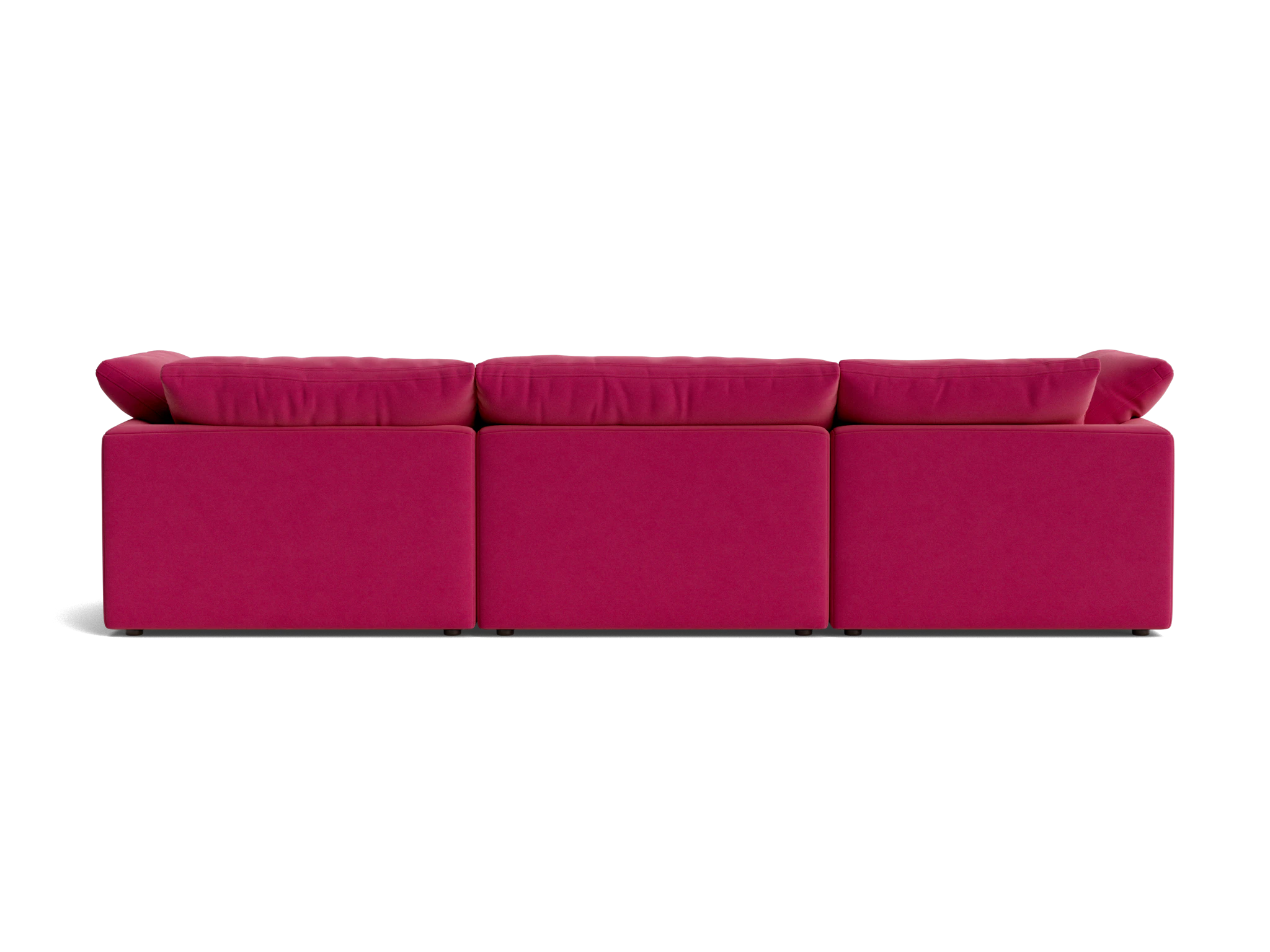 bryant modular double chaise sectional royale berry