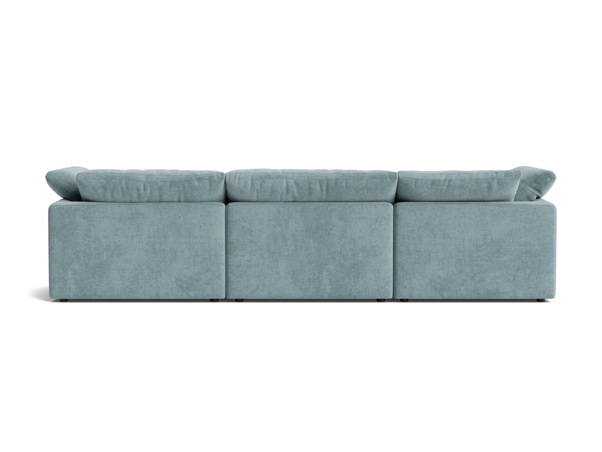 bryant modular double chaise sectional plush mist