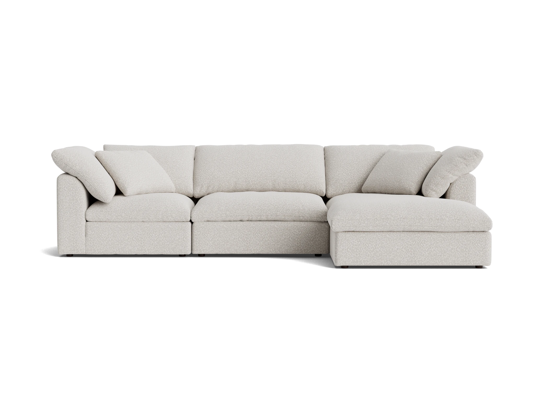 bryant modular double chaise sectional bloke cotton
