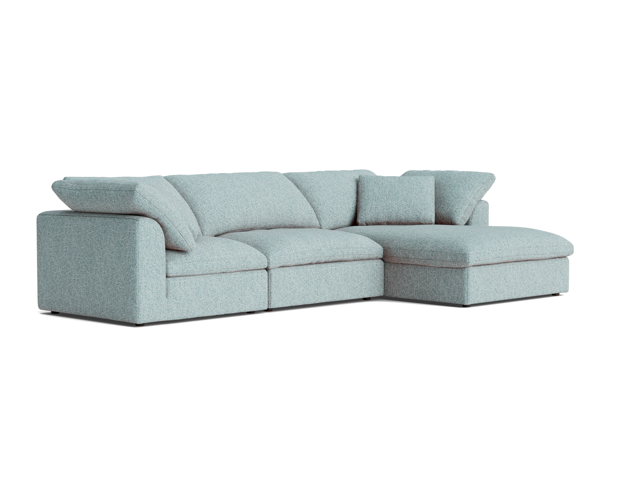 bryant modular double chaise sectional bungalow slate