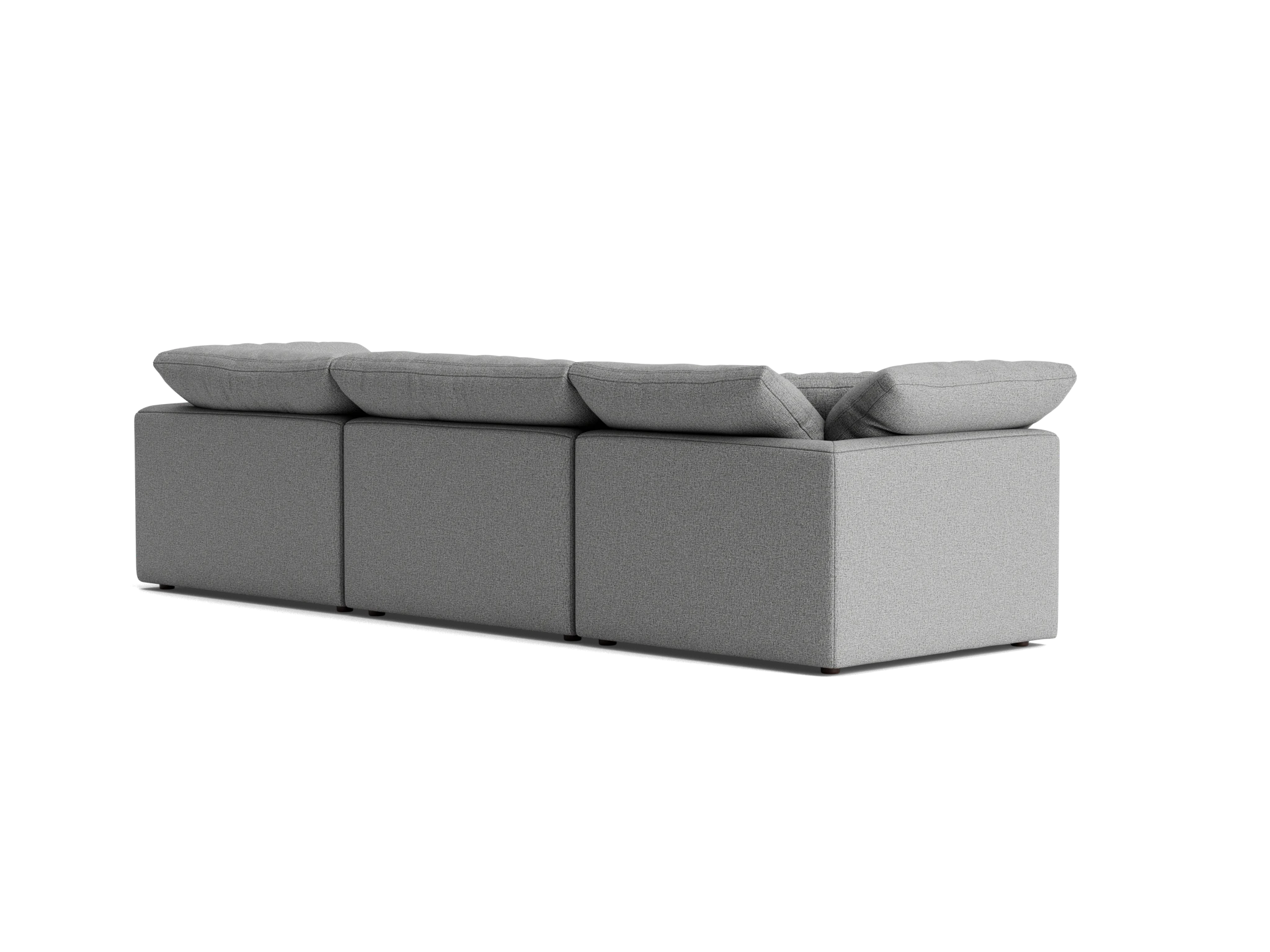 bryant modular double chaise sectional taylor felt gray