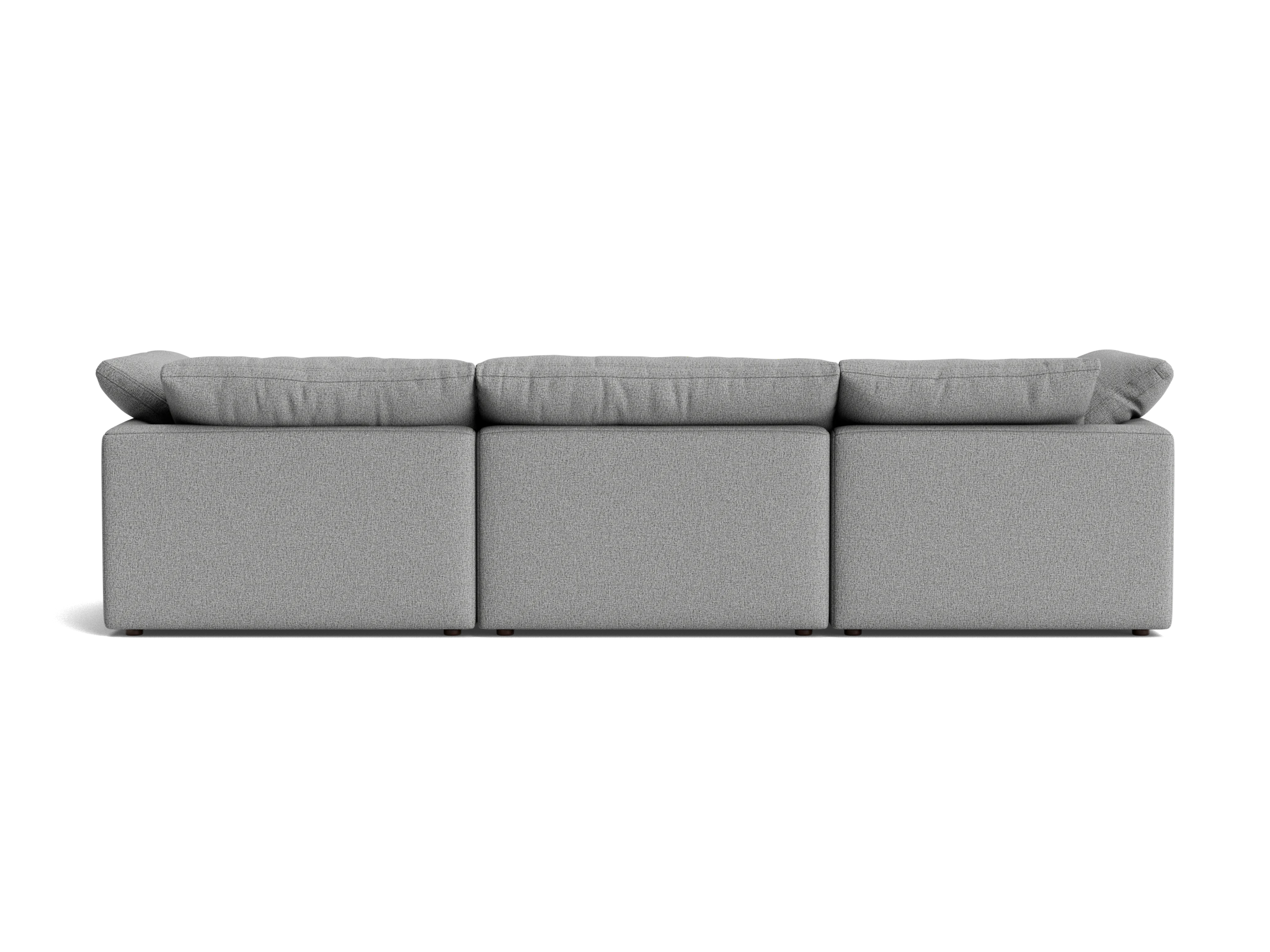 bryant modular double chaise sectional taylor felt gray