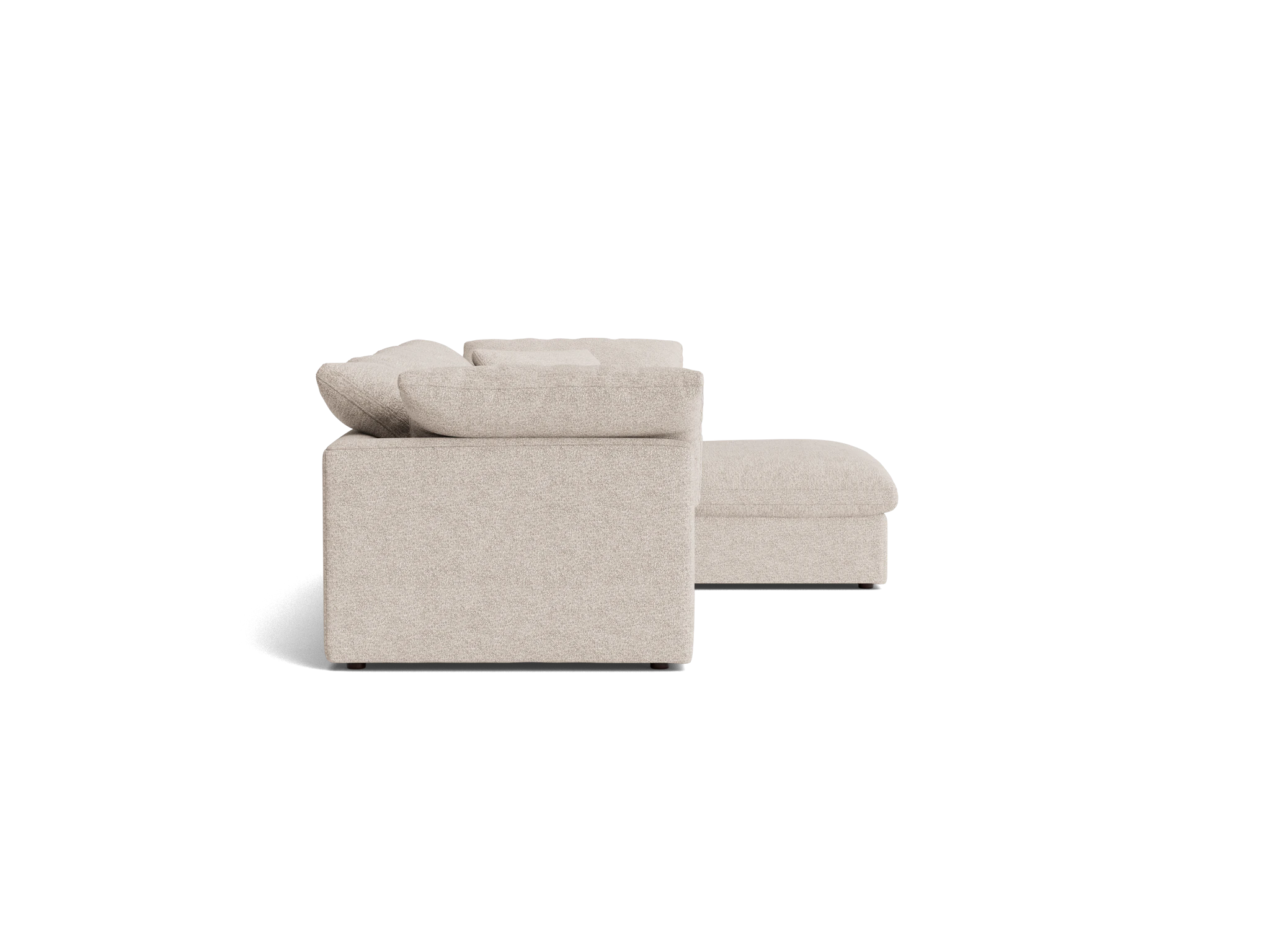 bryant modular double chaise sectional borough cotton
