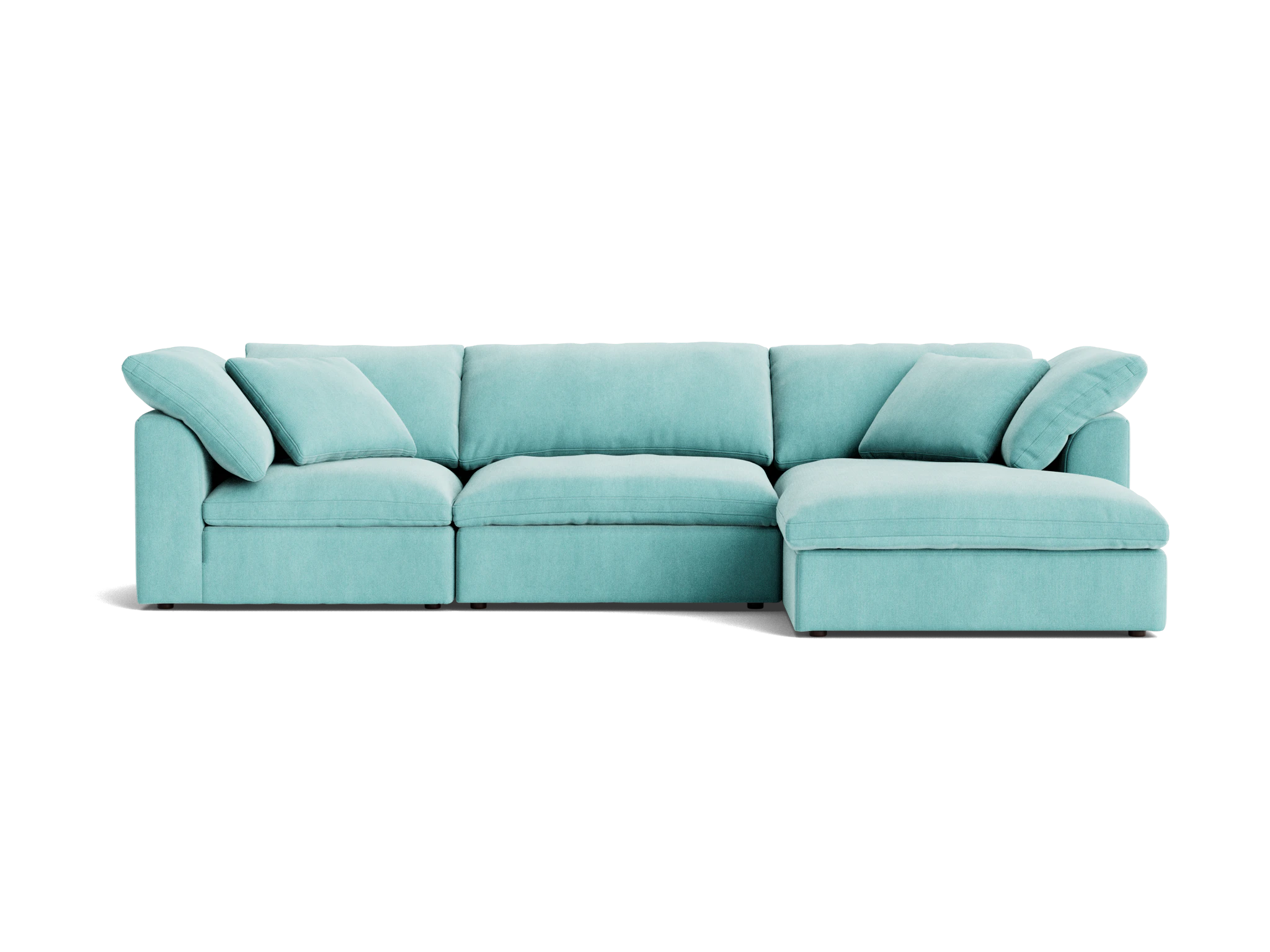 bryant modular double chaise sectional sorrento pantone aquatic