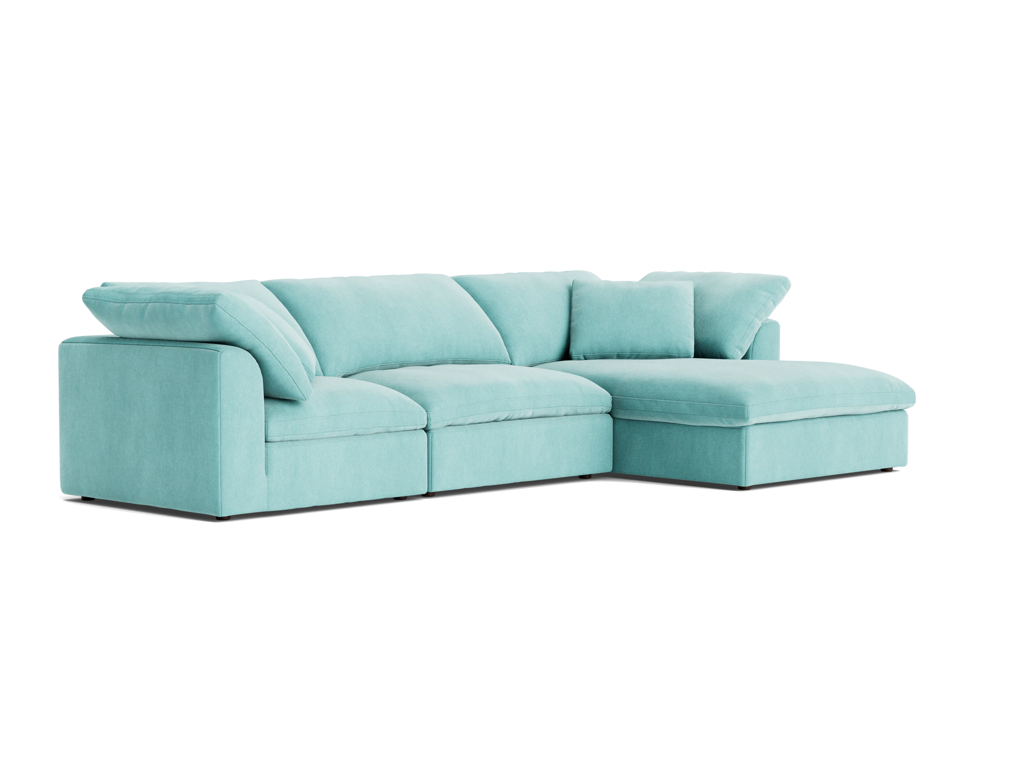 bryant modular double chaise sectional sorrento pantone aquatic