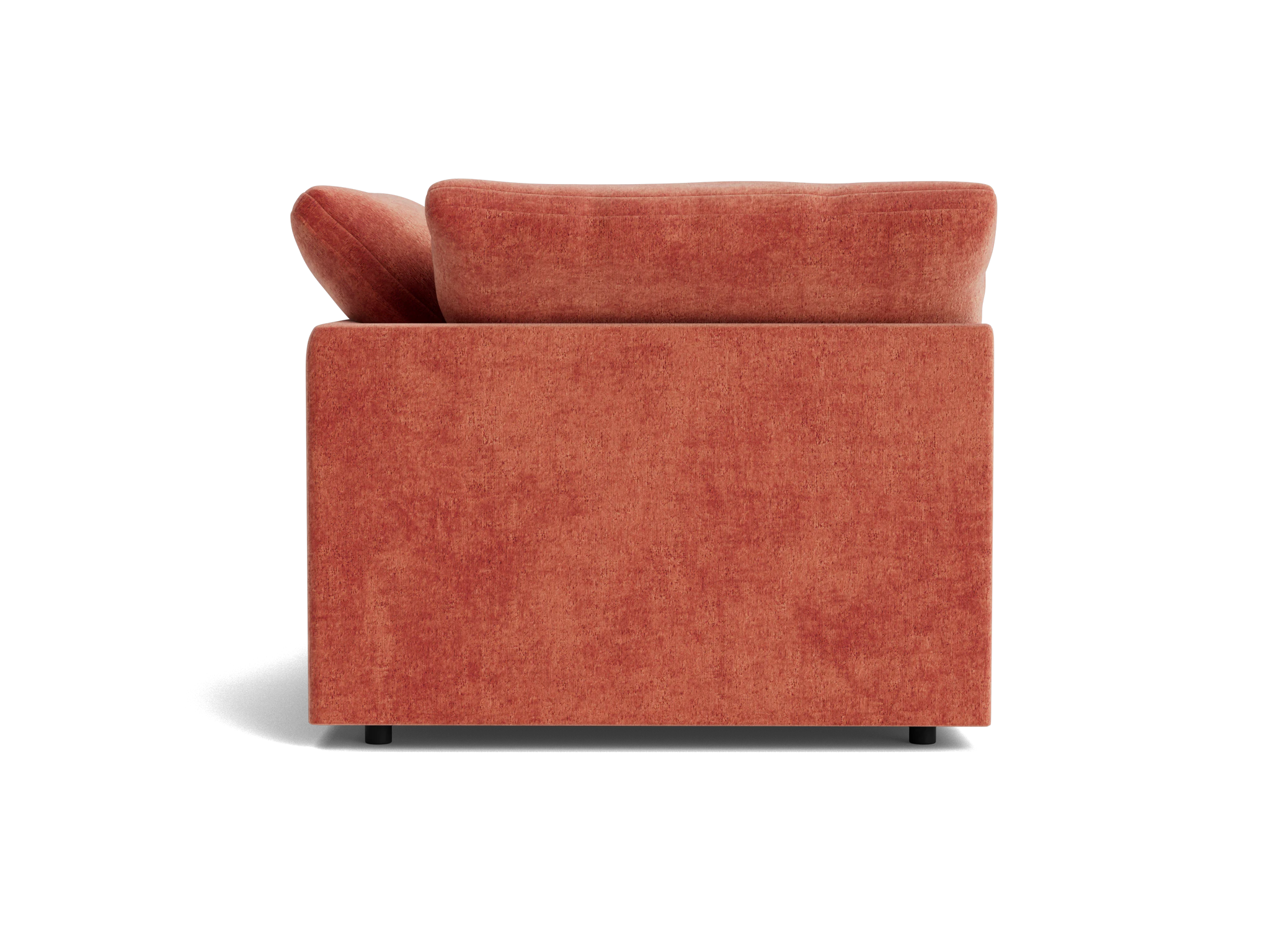 bryant double chaise plush terra rose