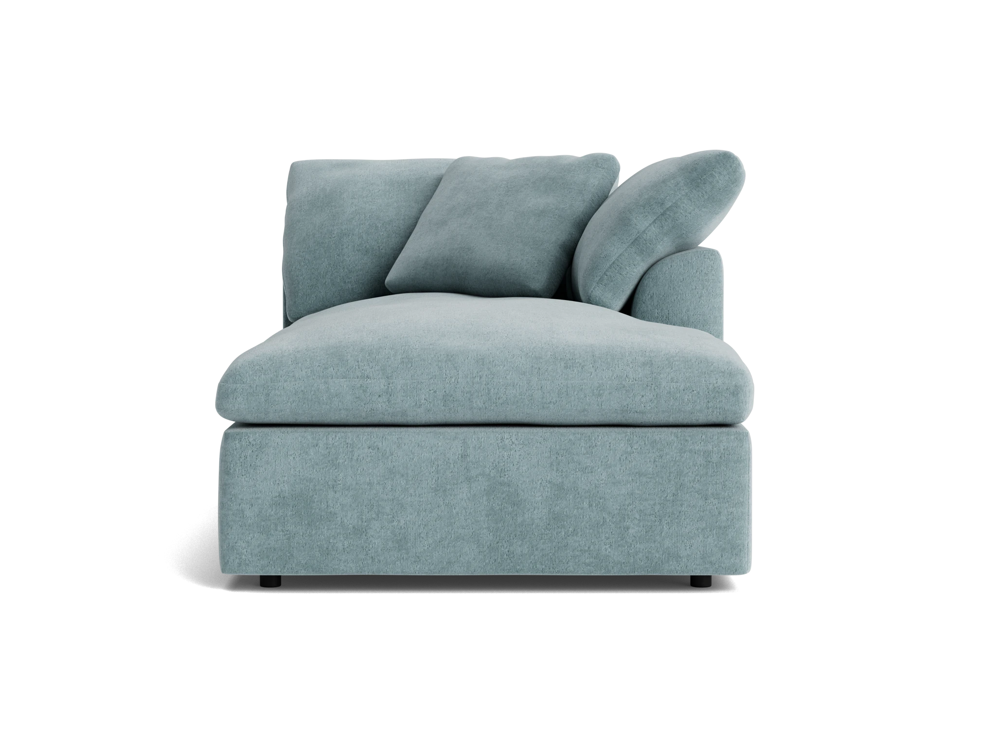 bryant double chaise plush mist