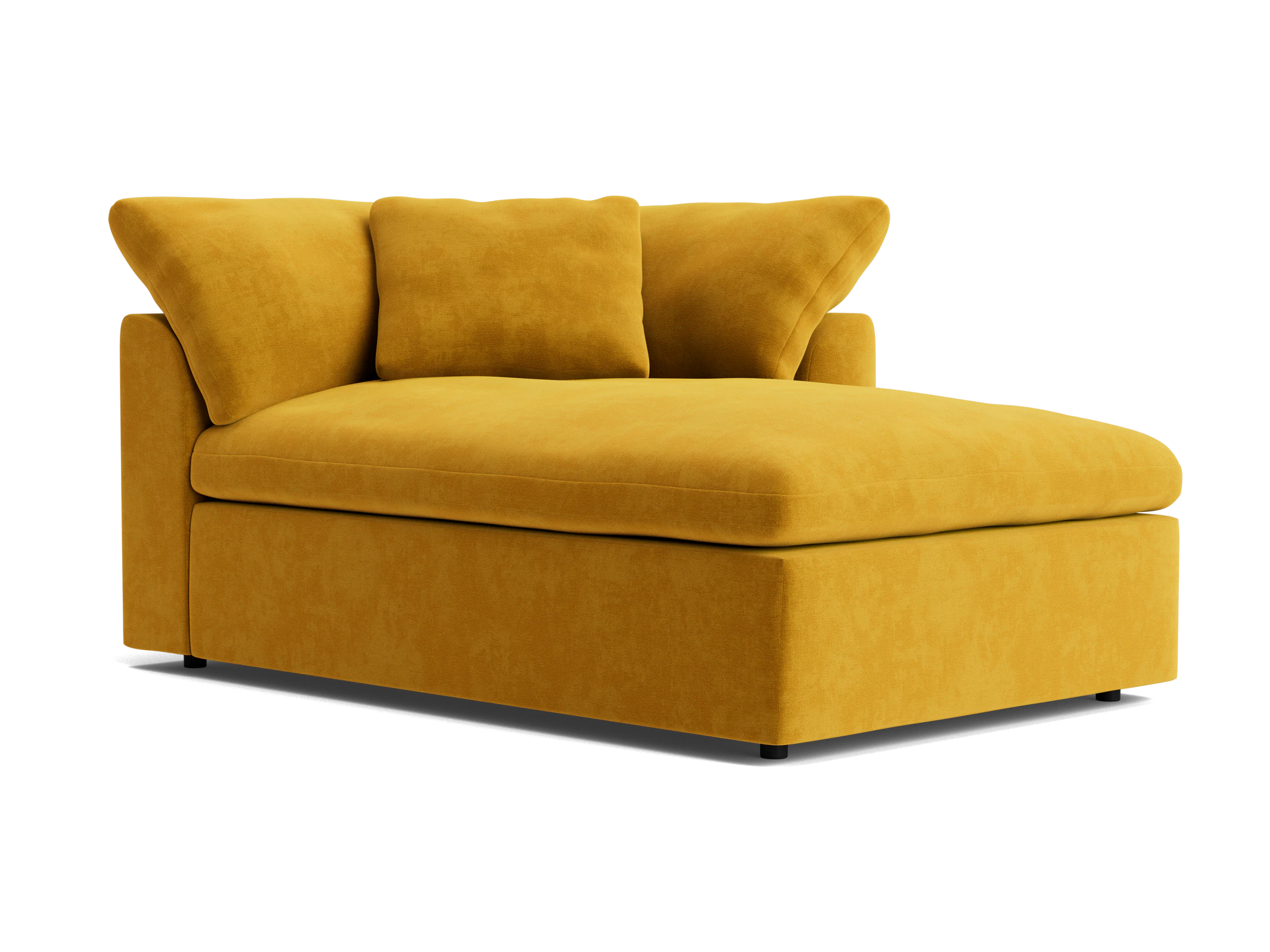 bryant double chaise harper amber gold