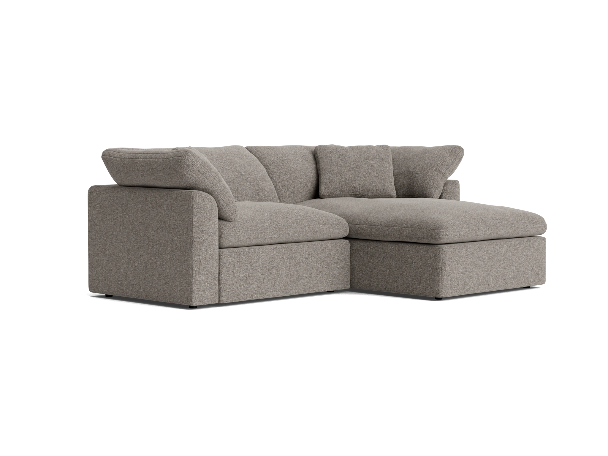 bryant modular compact double chaise sectional cody slate