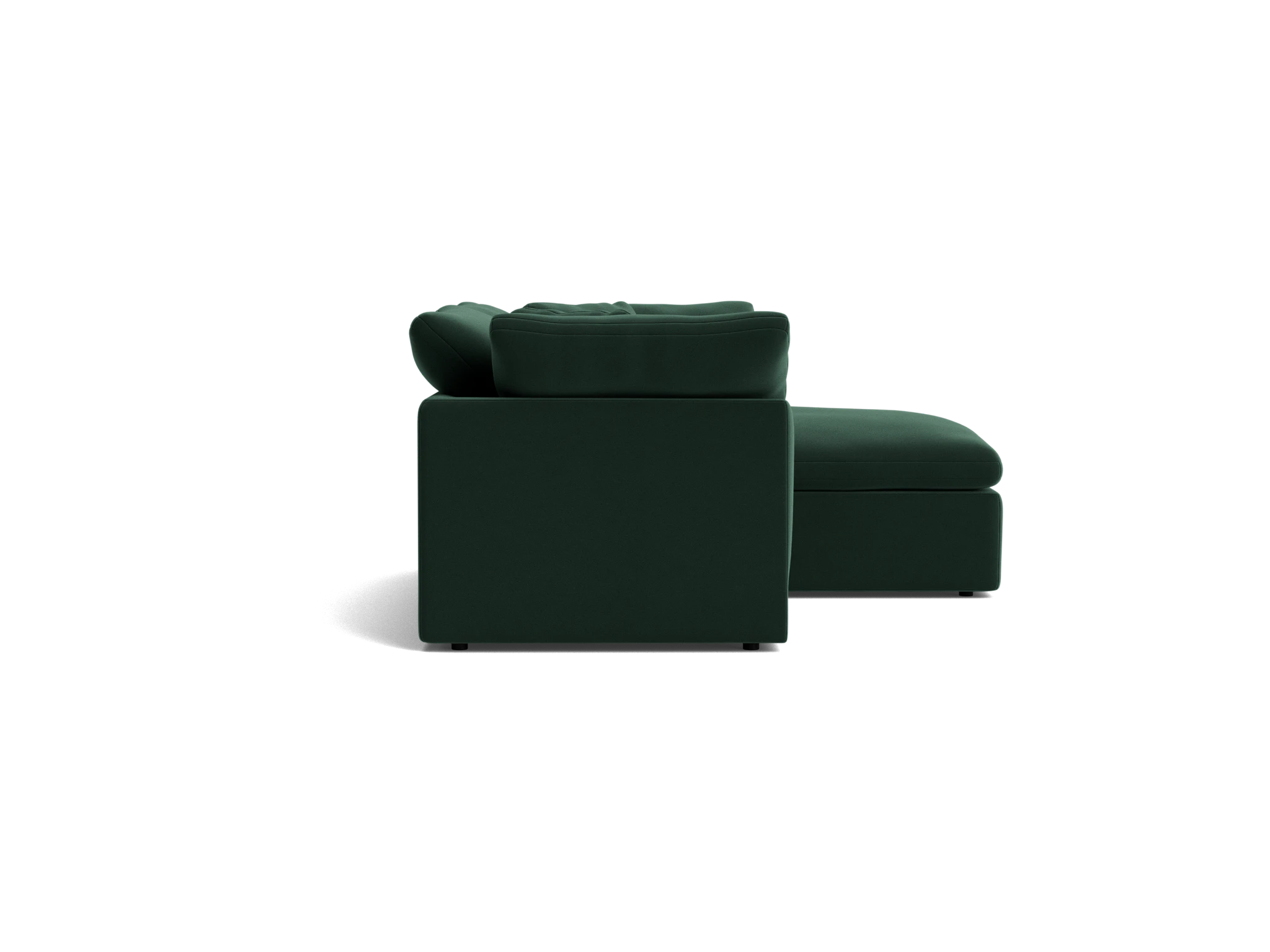 bryant modular compact double chaise sectional royale evergreen