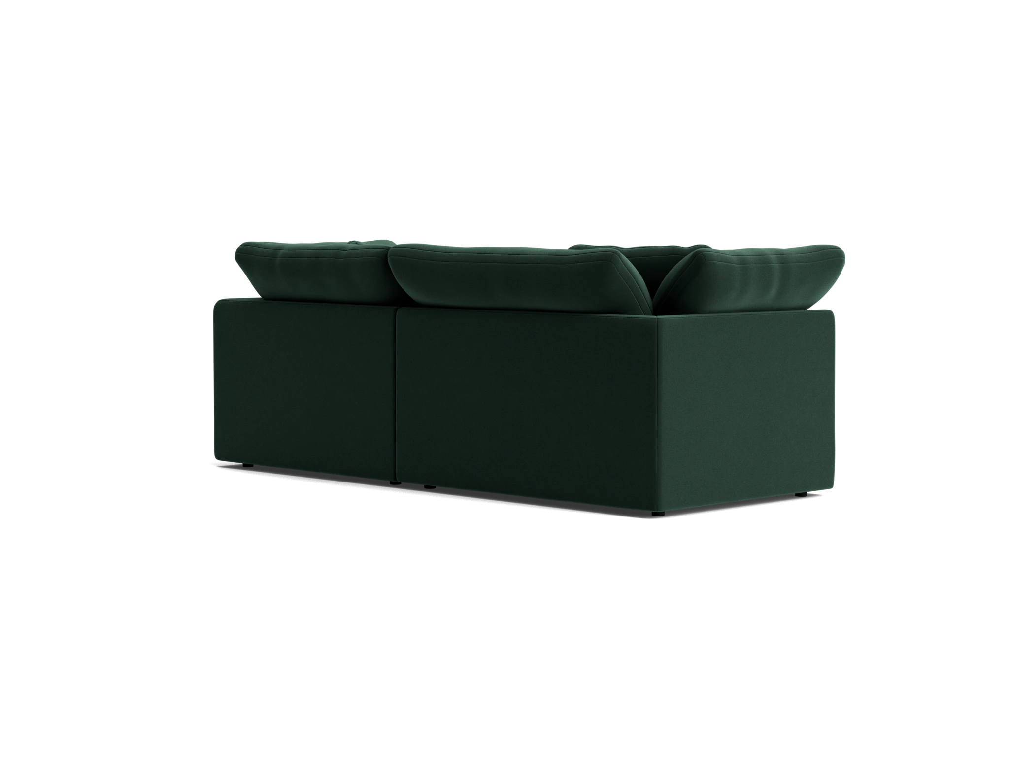 bryant modular compact double chaise sectional royale evergreen