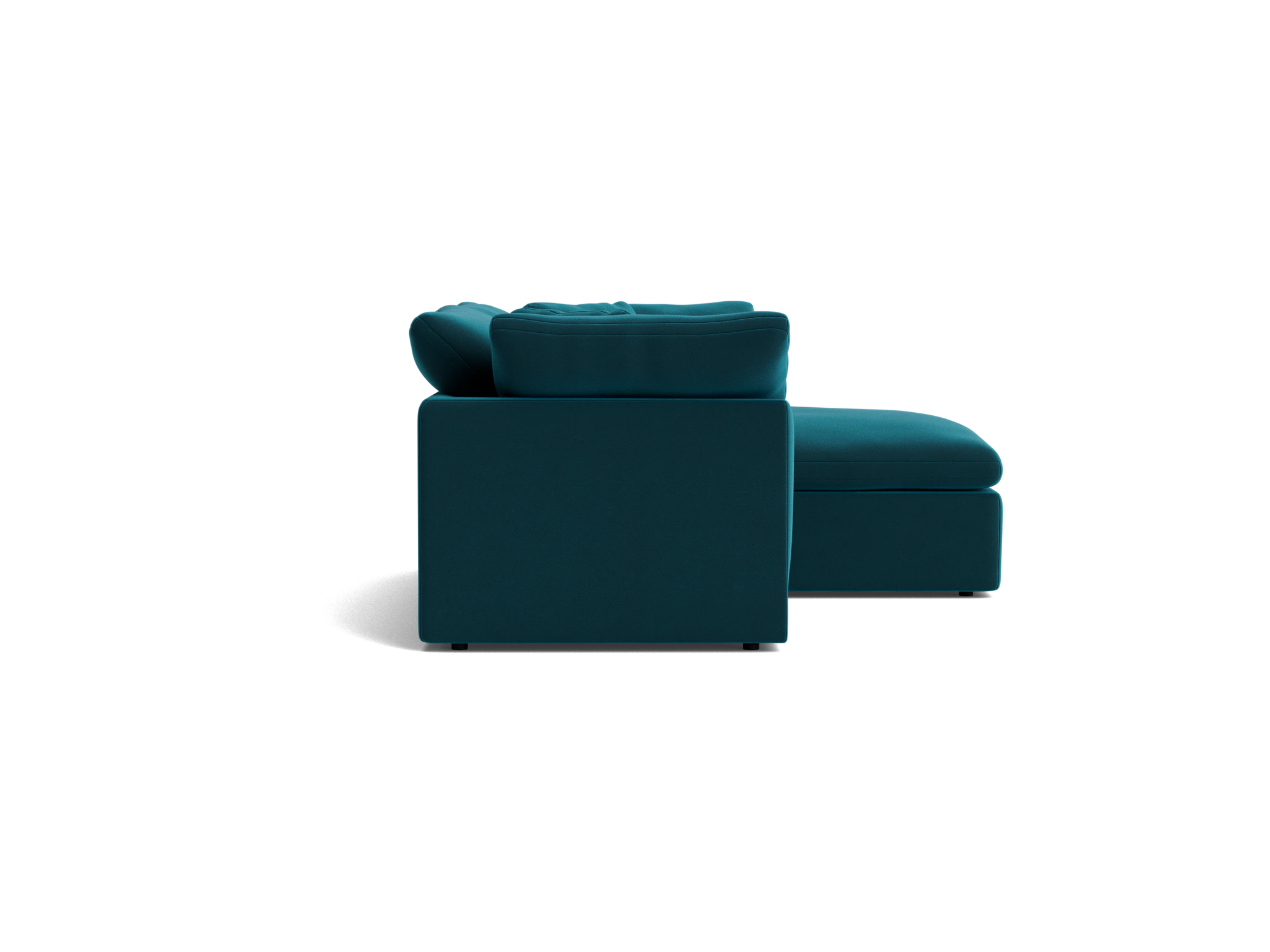 bryant modular compact double chaise sectional royale peacock
