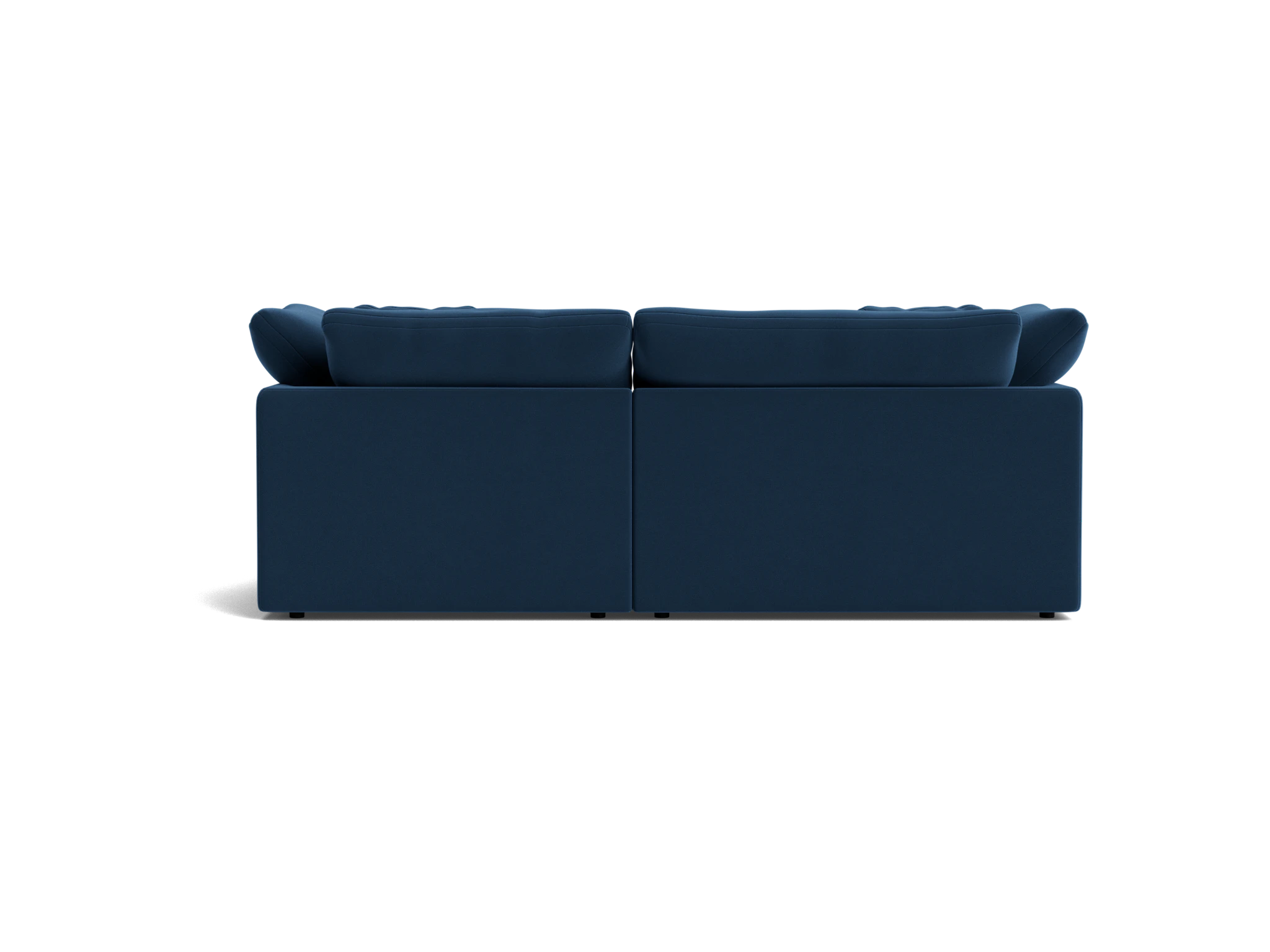 bryant modular compact double chaise sectional royale cobalt