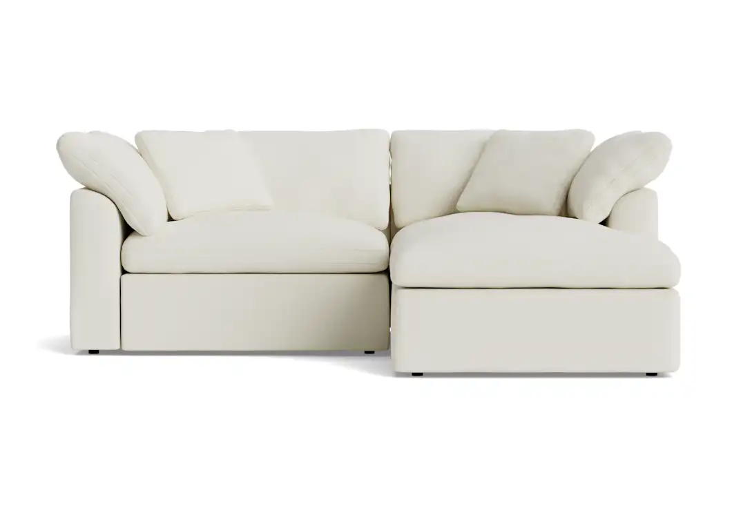 bryant modular compact double chaise sectional tussah snow