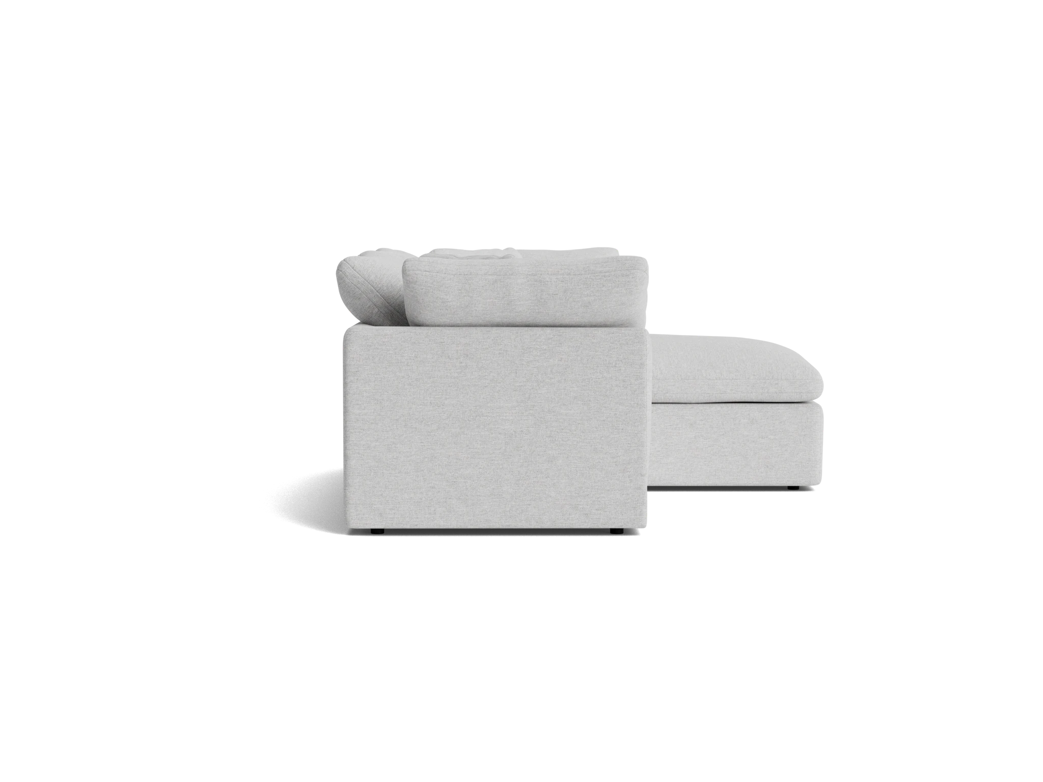 bryant modular compact double chaise sectional milo dove