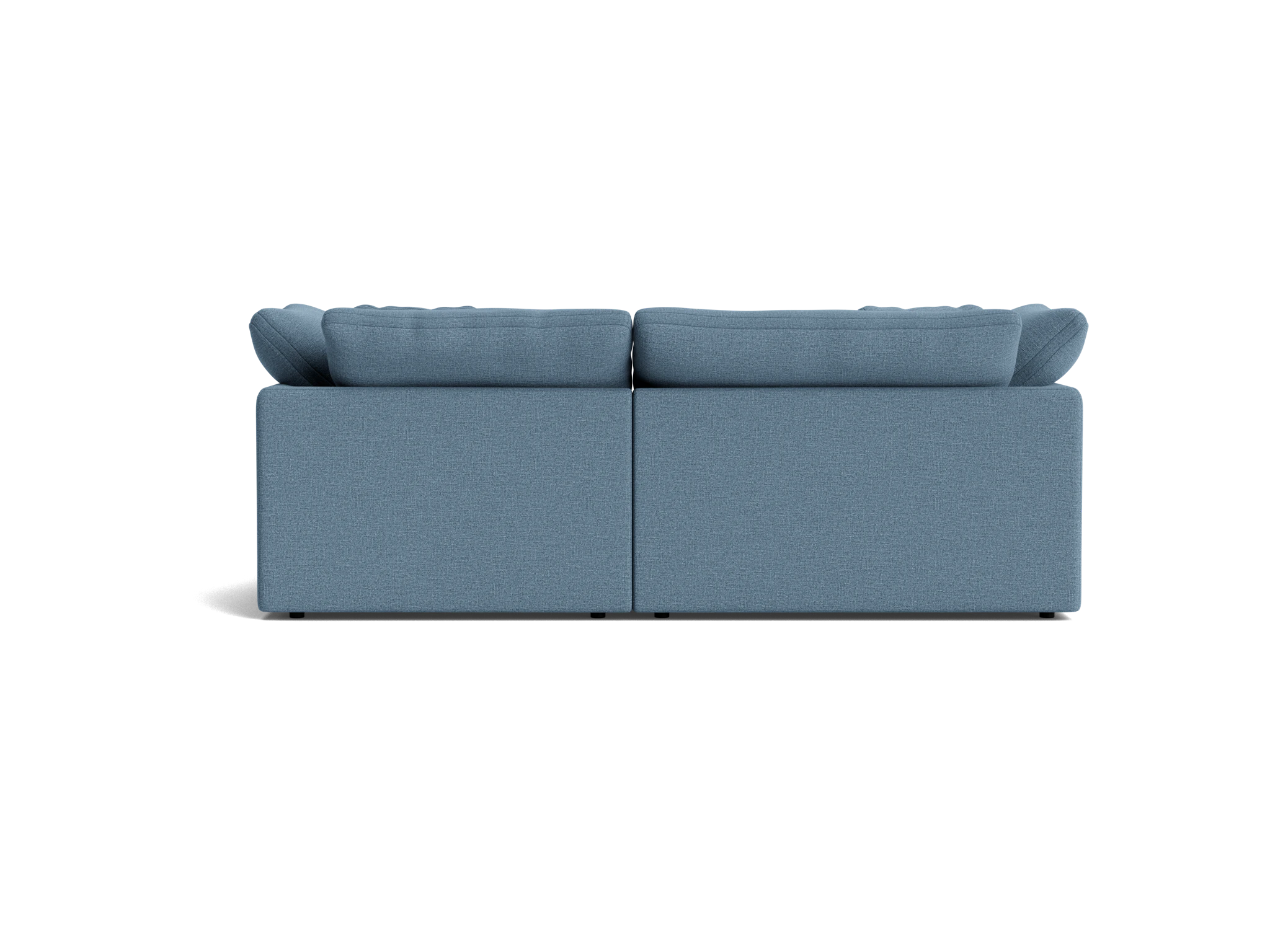 bryant modular compact double chaise sectional milo french blue