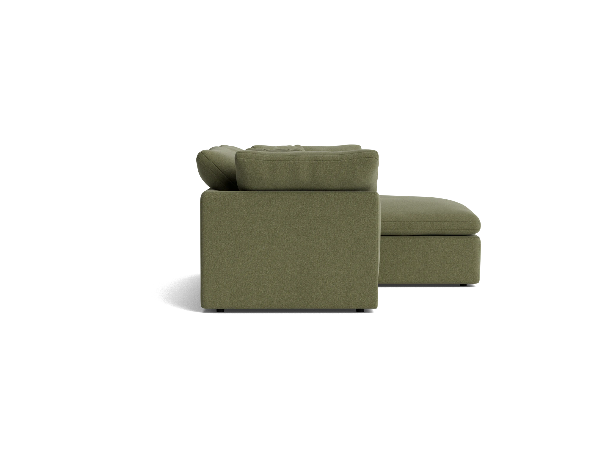 bryant modular compact double chaise sectional faithful olive