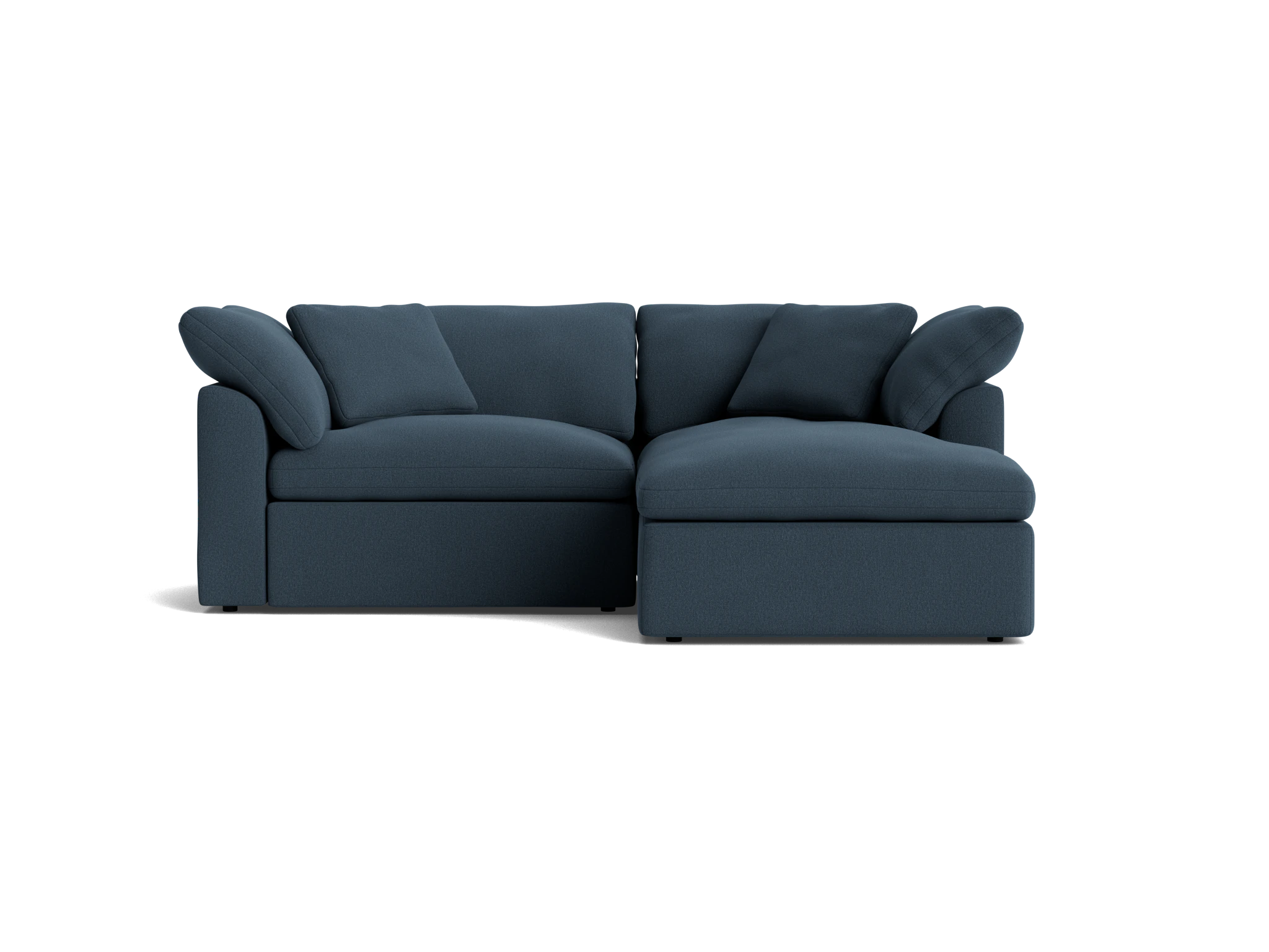 bryant modular compact double chaise sectional faithful indigo