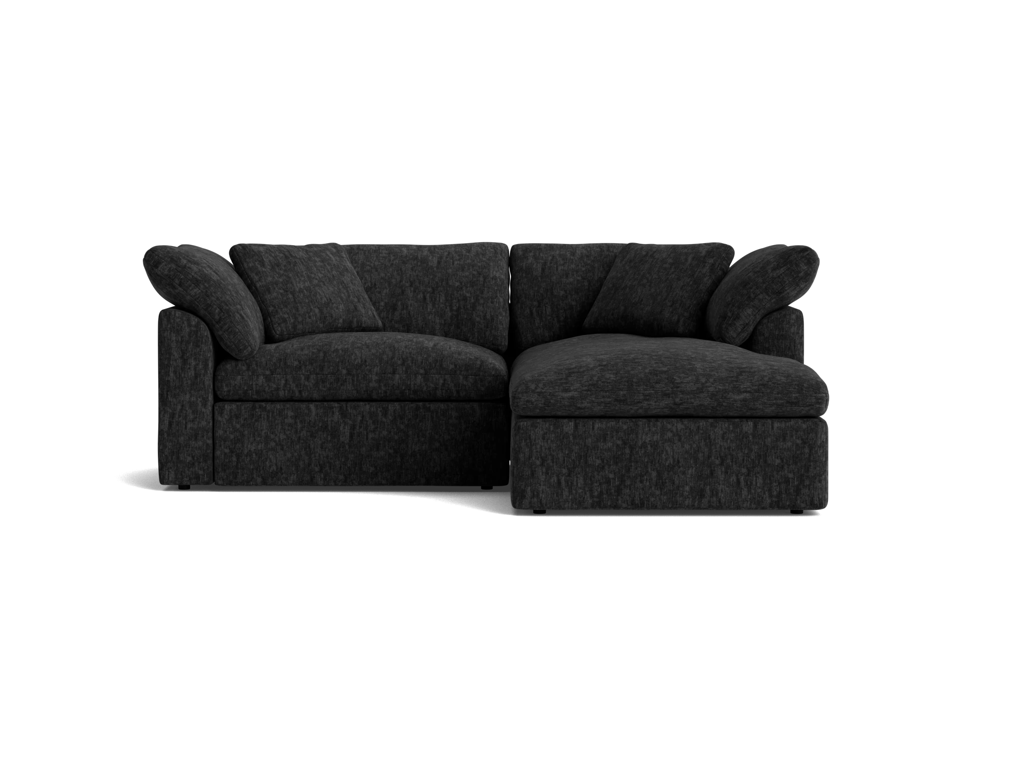 bryant modular compact double chaise sectional crave lava rock