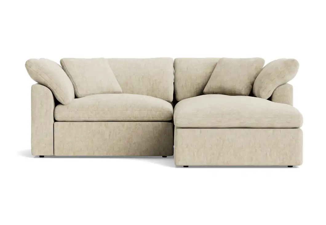 bryant modular compact double chaise sectional crave irish cream