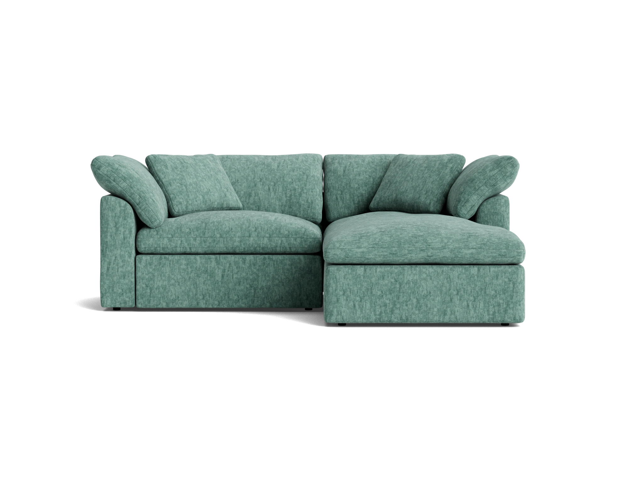 bryant modular compact double chaise sectional crave caribbean twist