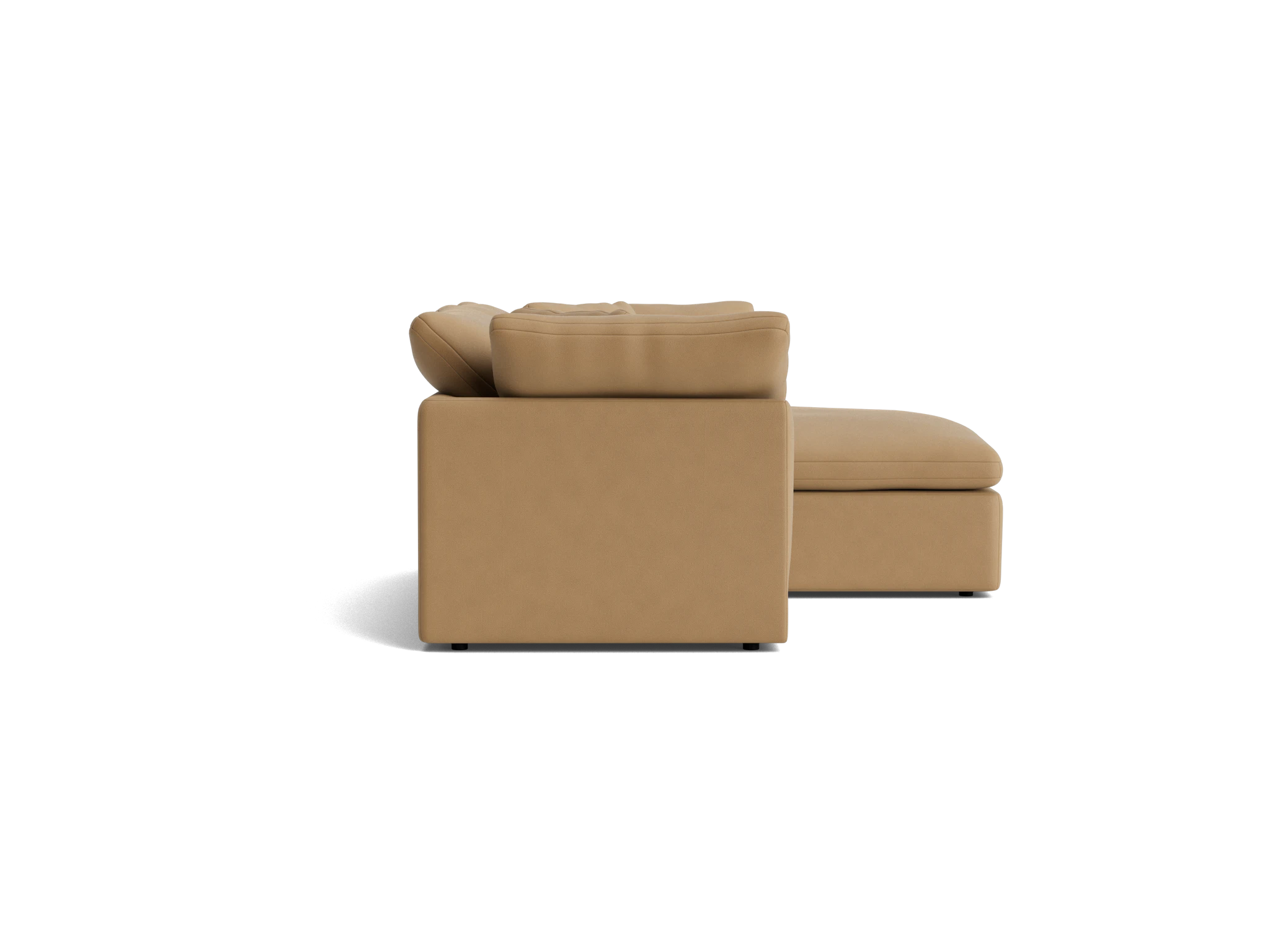 bryant modular compact double chaise sectional washed california biscuit
