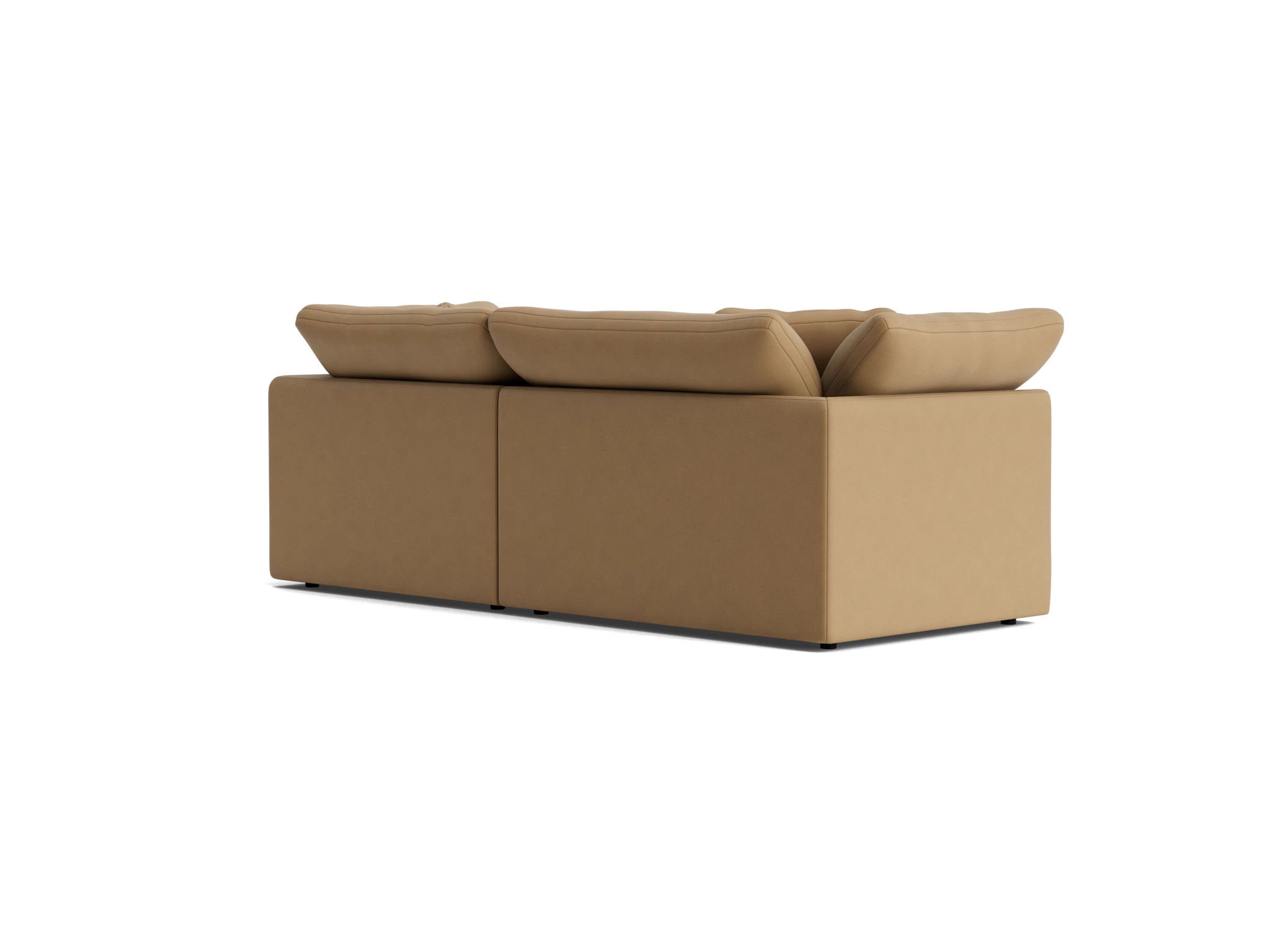 bryant modular compact double chaise sectional washed california biscuit