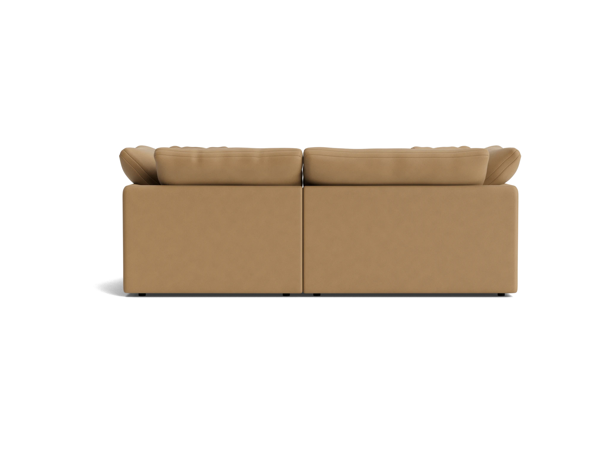 bryant modular compact double chaise sectional washed california biscuit