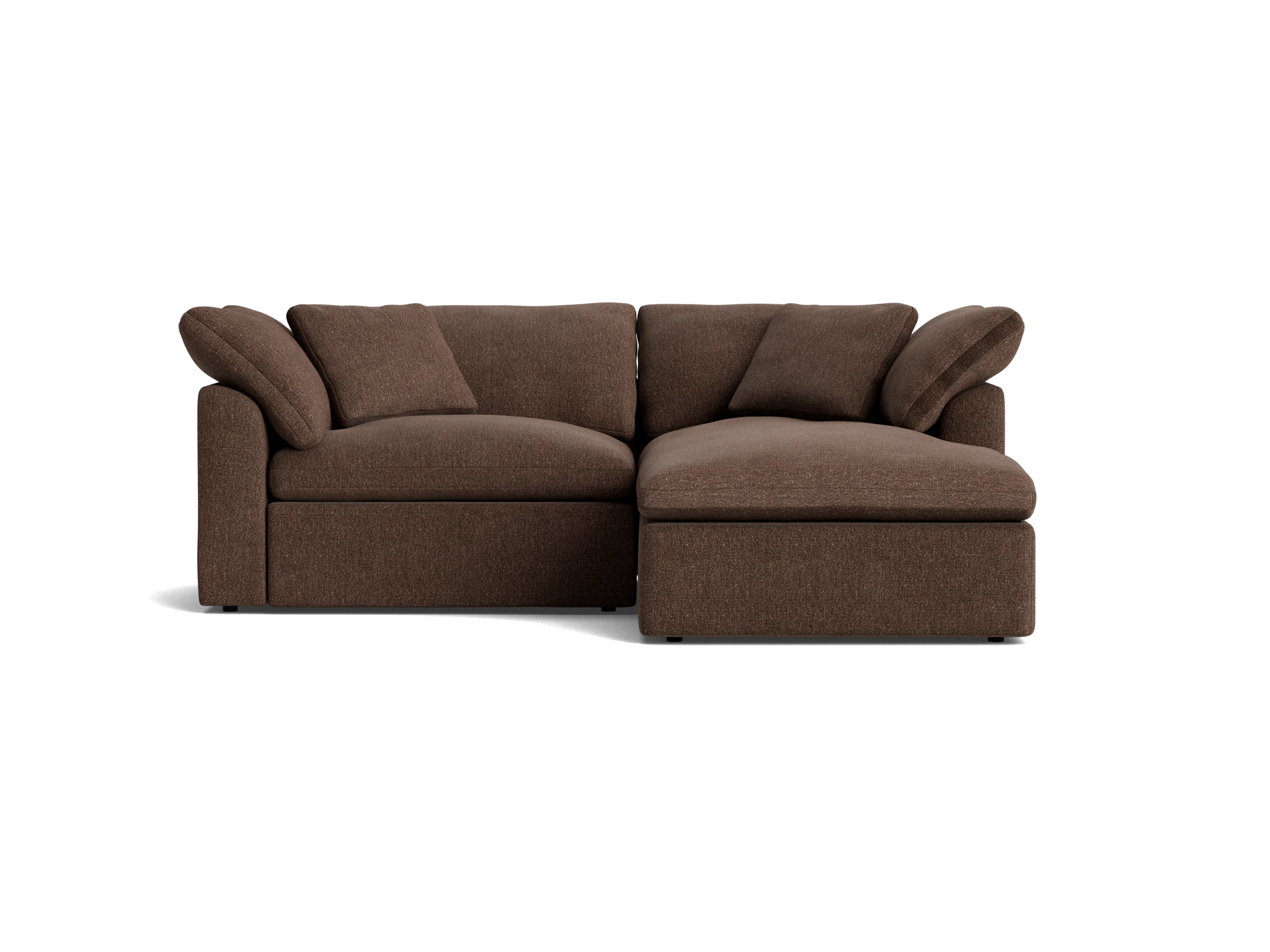 bryant modular compact double chaise sectional resource truffle