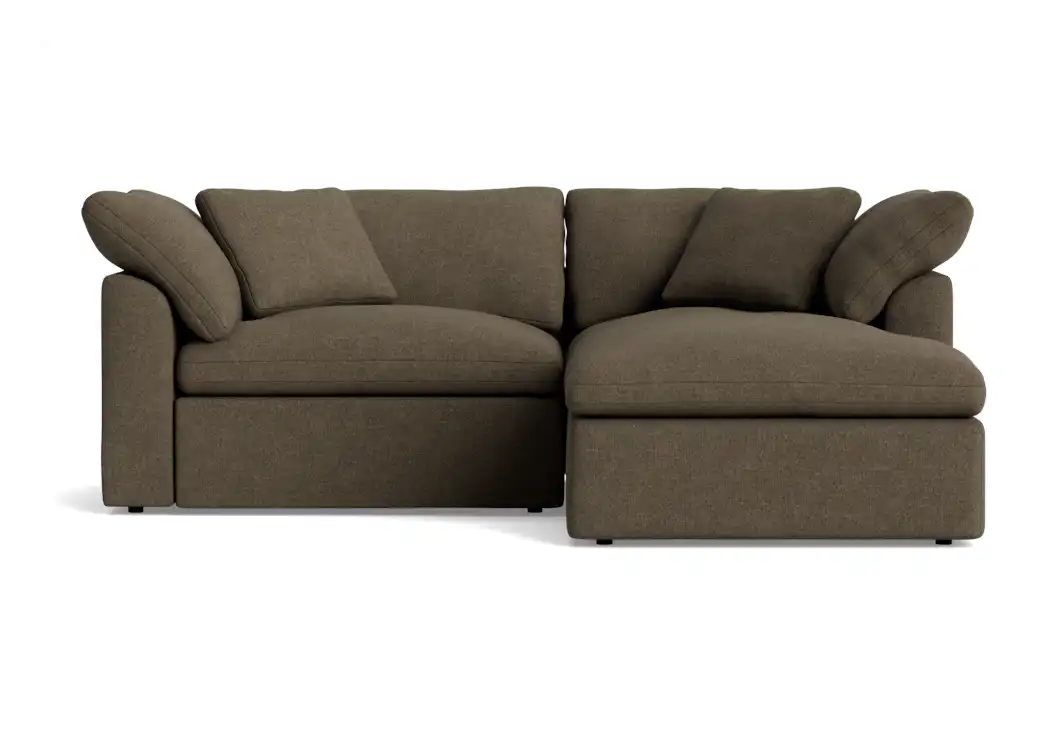 bryant modular compact double chaise sectional leuven olive