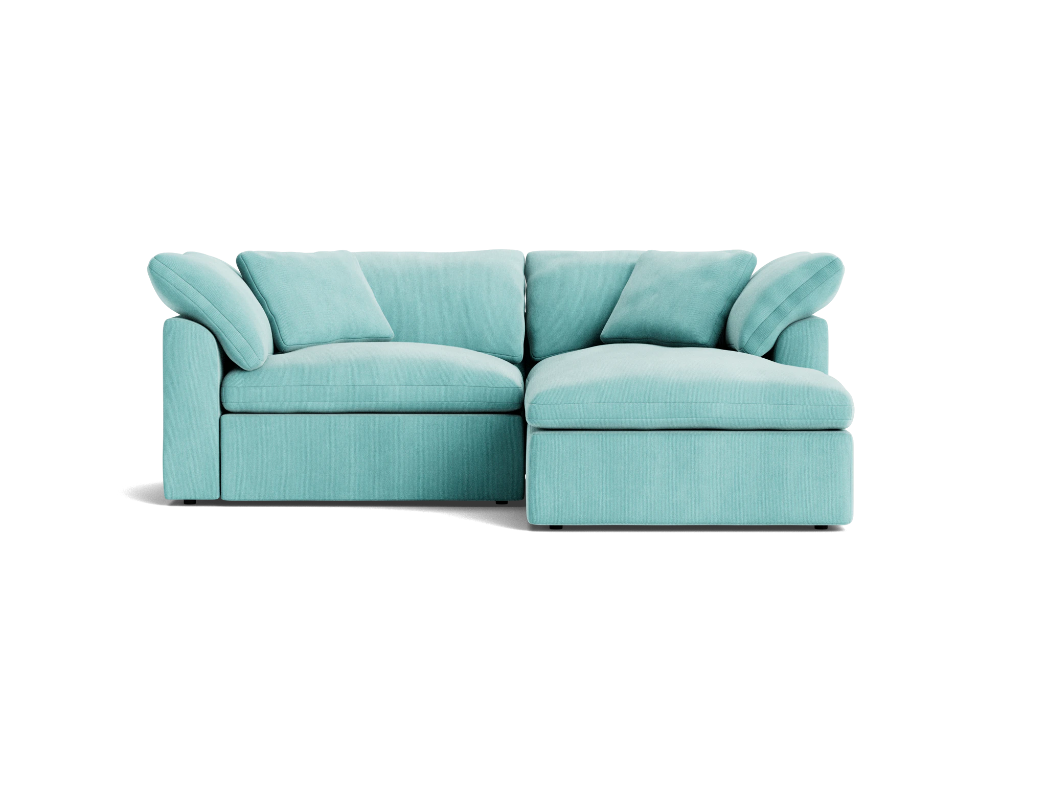 bryant modular compact double chaise sectional sorrento pantone aquatic