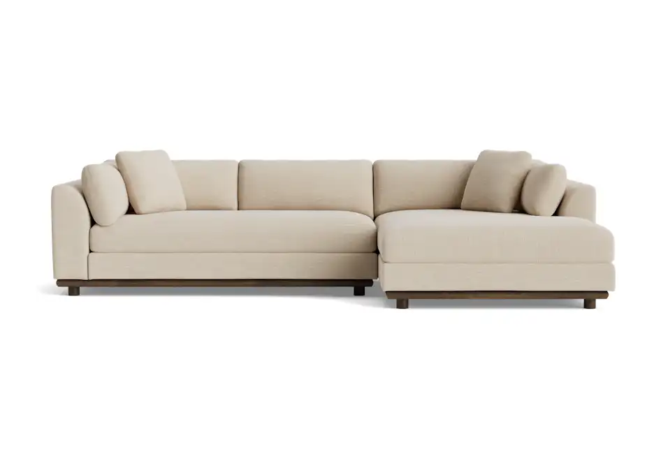 miller double chaise sectional lucky divine