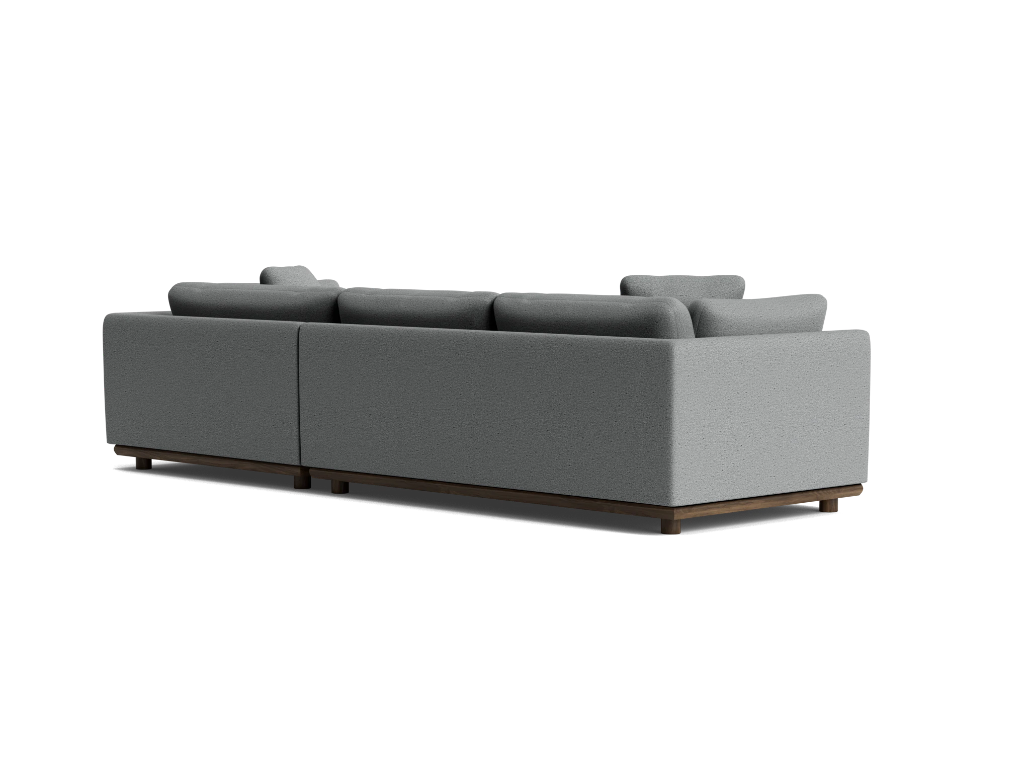 miller double chaise sectional essence ash