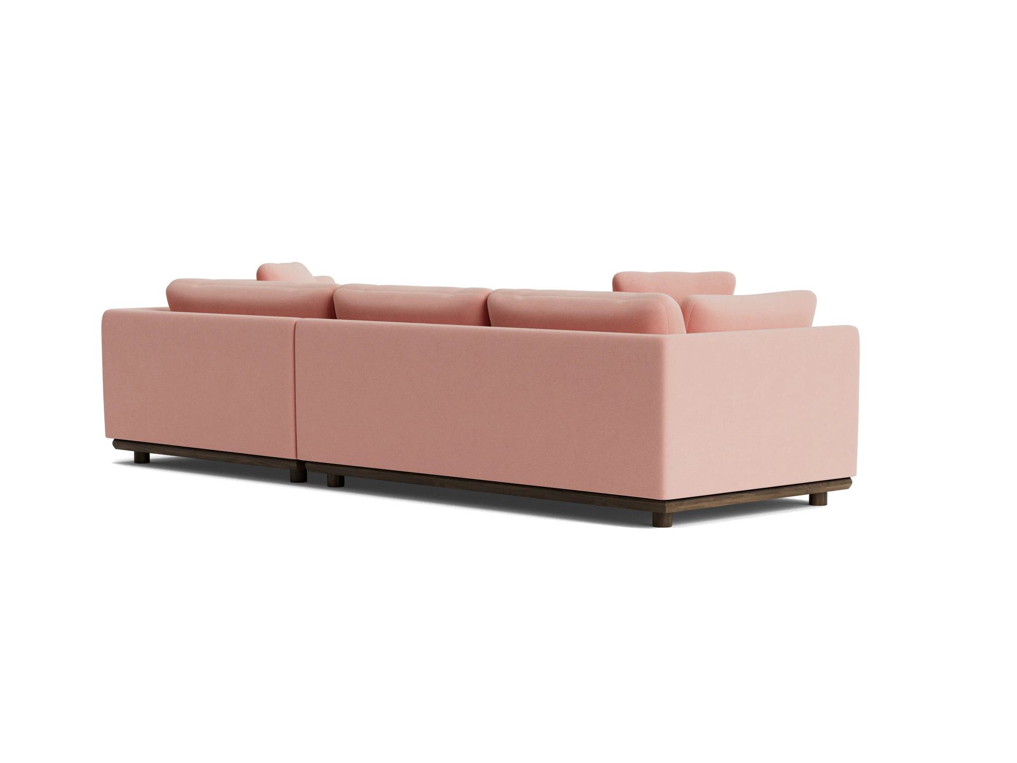 miller double chaise sectional royale blush