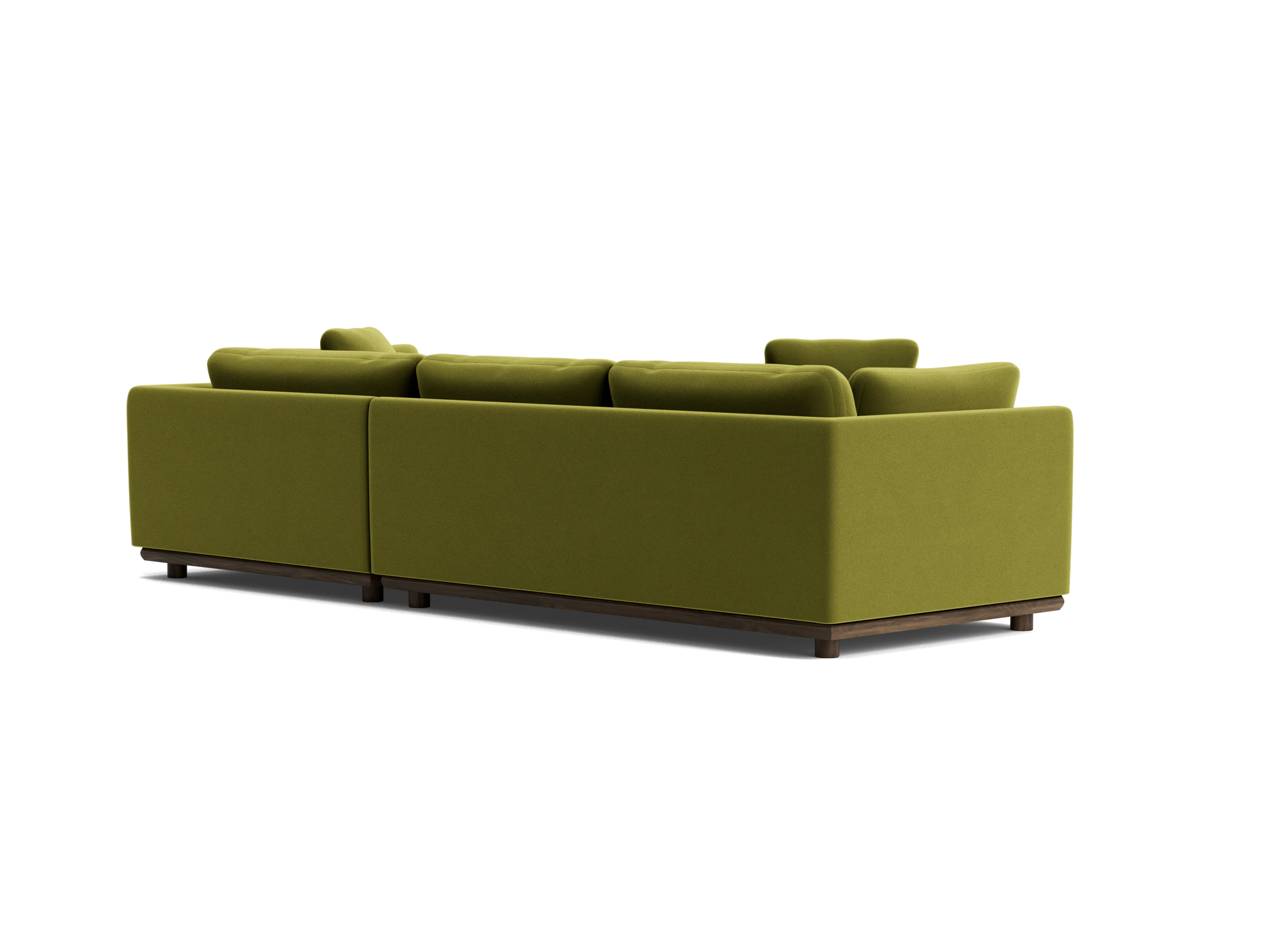 miller double chaise sectional royale apple