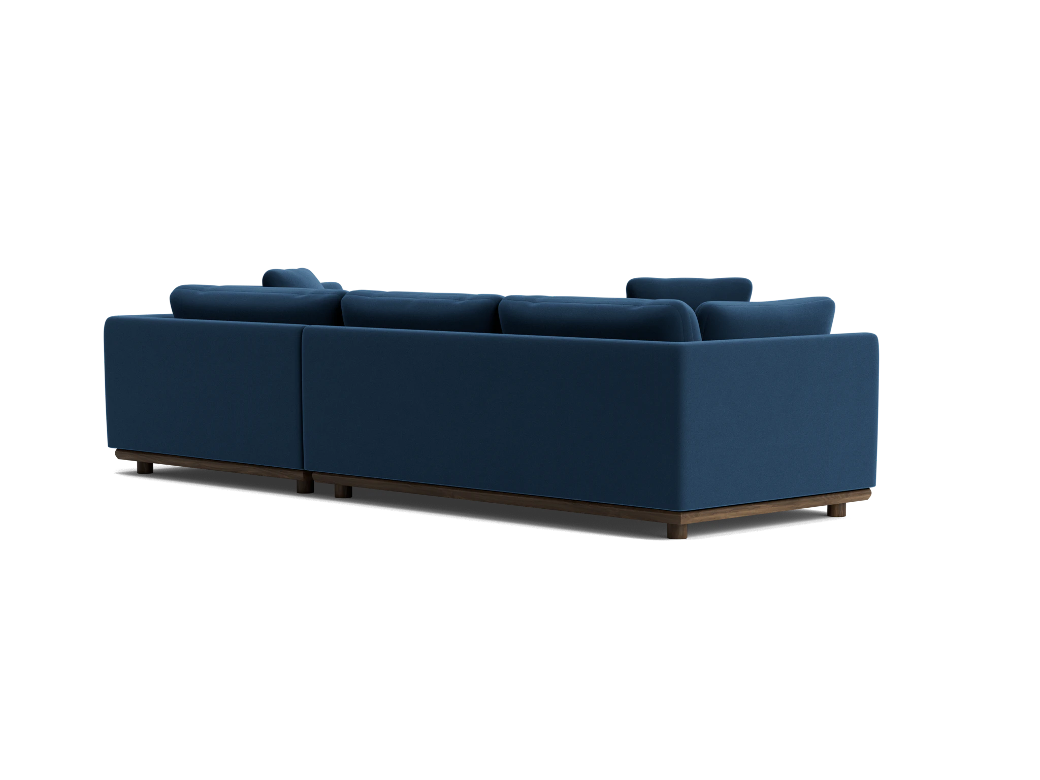 miller double chaise sectional royale cobalt