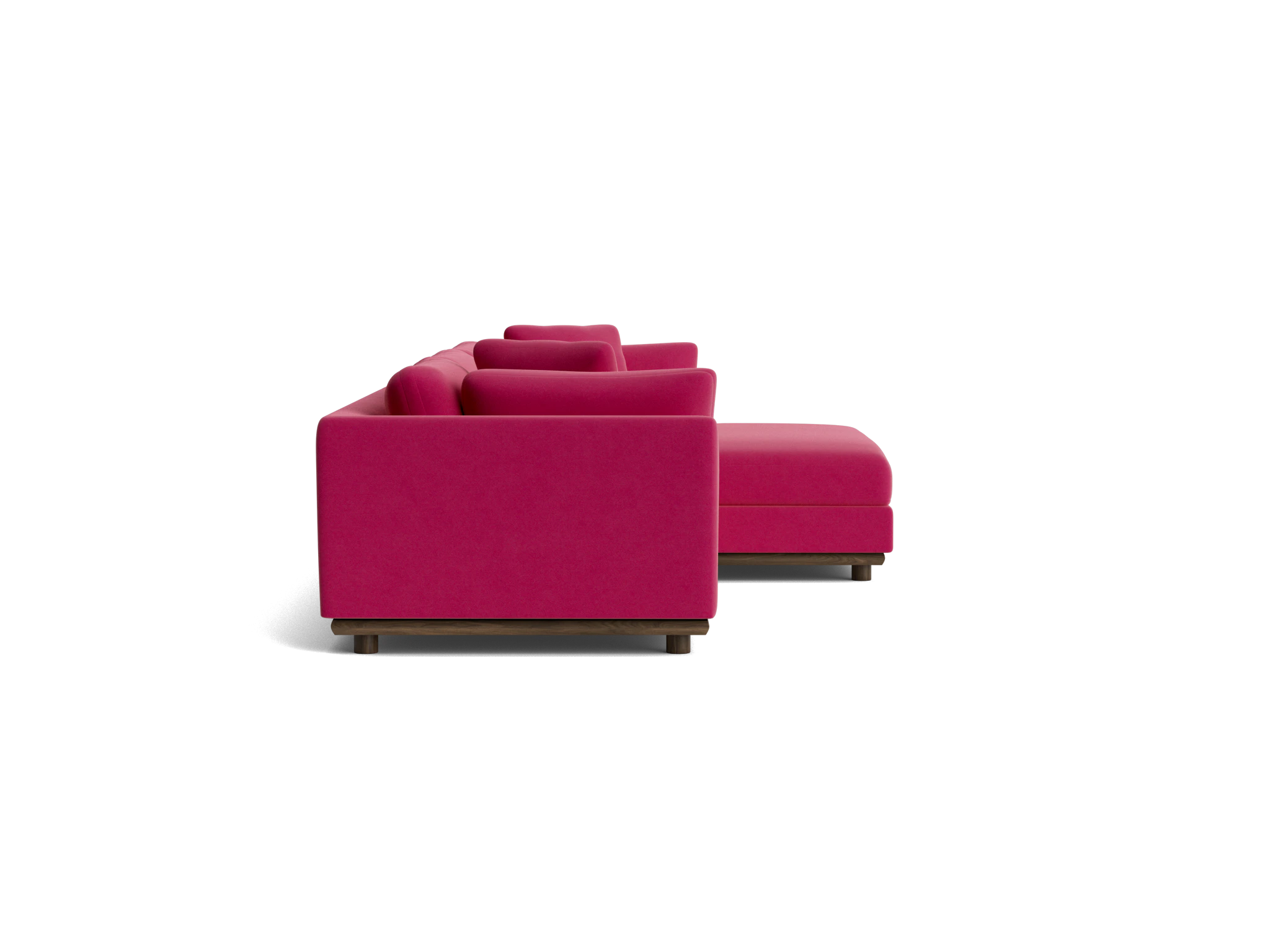 miller double chaise sectional royale berry