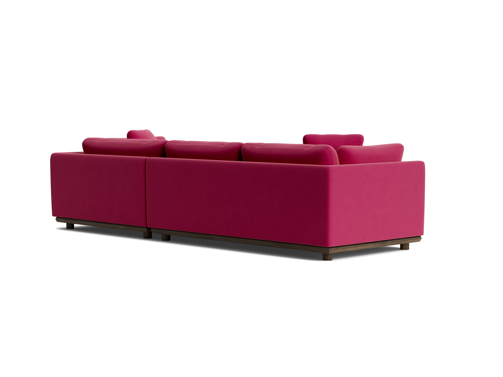 miller double chaise sectional royale berry